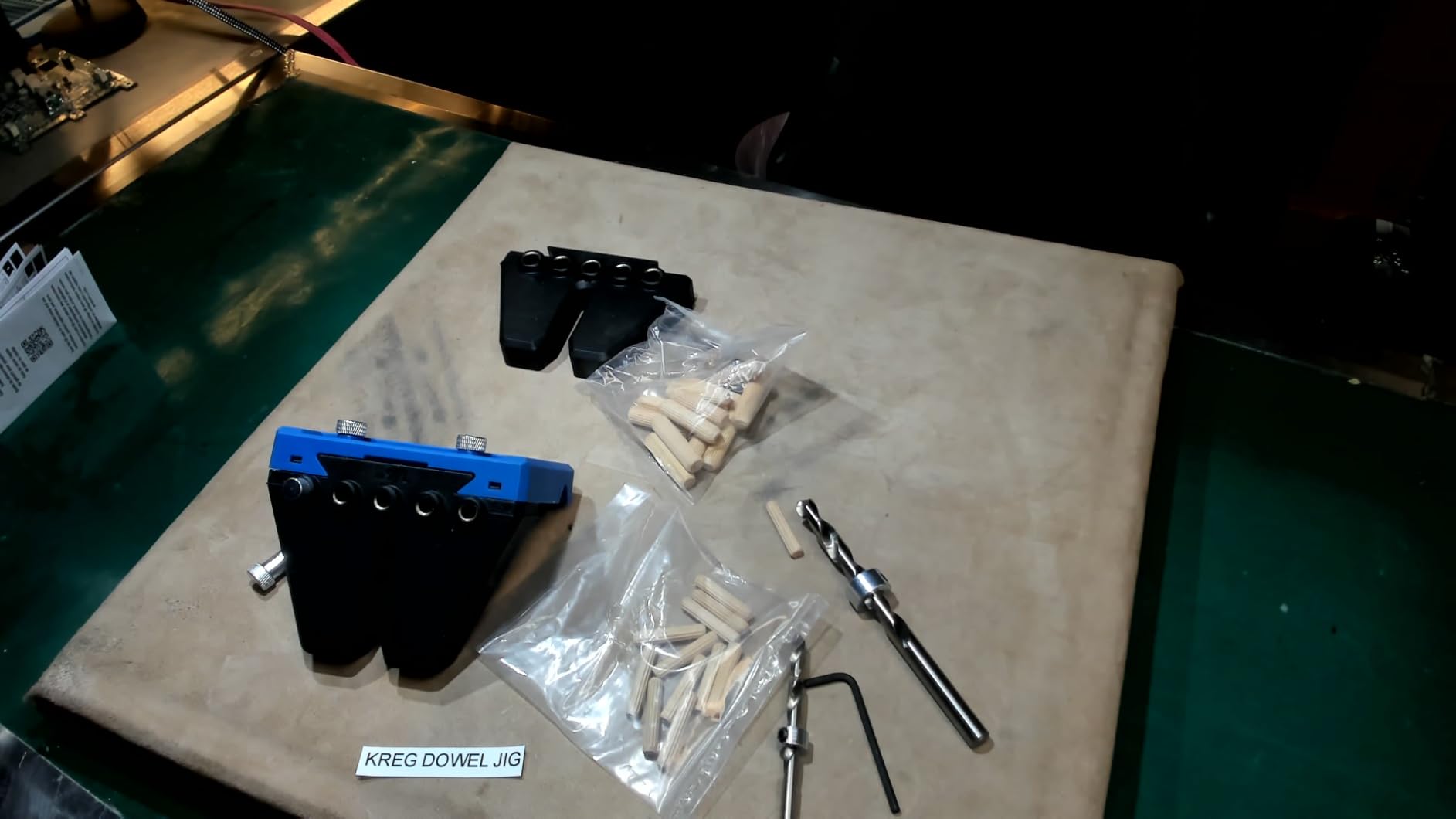 Kreg Dowel Jig Kit - Doweling Guide Kit with Removable Drill Guides - No-Measure Doweling Jig for Benchtop and Workshop Projects - Cabinet Joint Alignment Tool - KHJD345 - Customer Photo 2