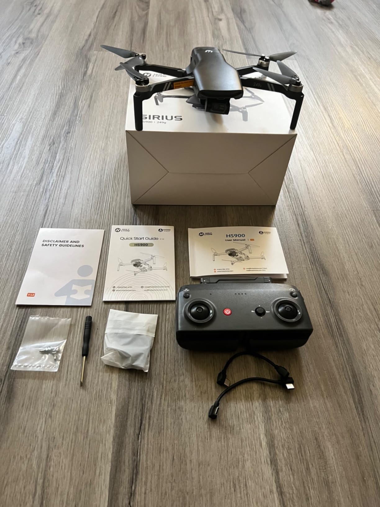 Holy Stone HS900 Drone with Camera for Adults, 8K Photo & 4K/30fps Video, 249g FAA Compliant, 3-Axis Gimbal, Long Range 20,000FT 5.8GHz, GPS Return, Dual Batteries with Charging Hub, 60-Min Flight customer photo 1