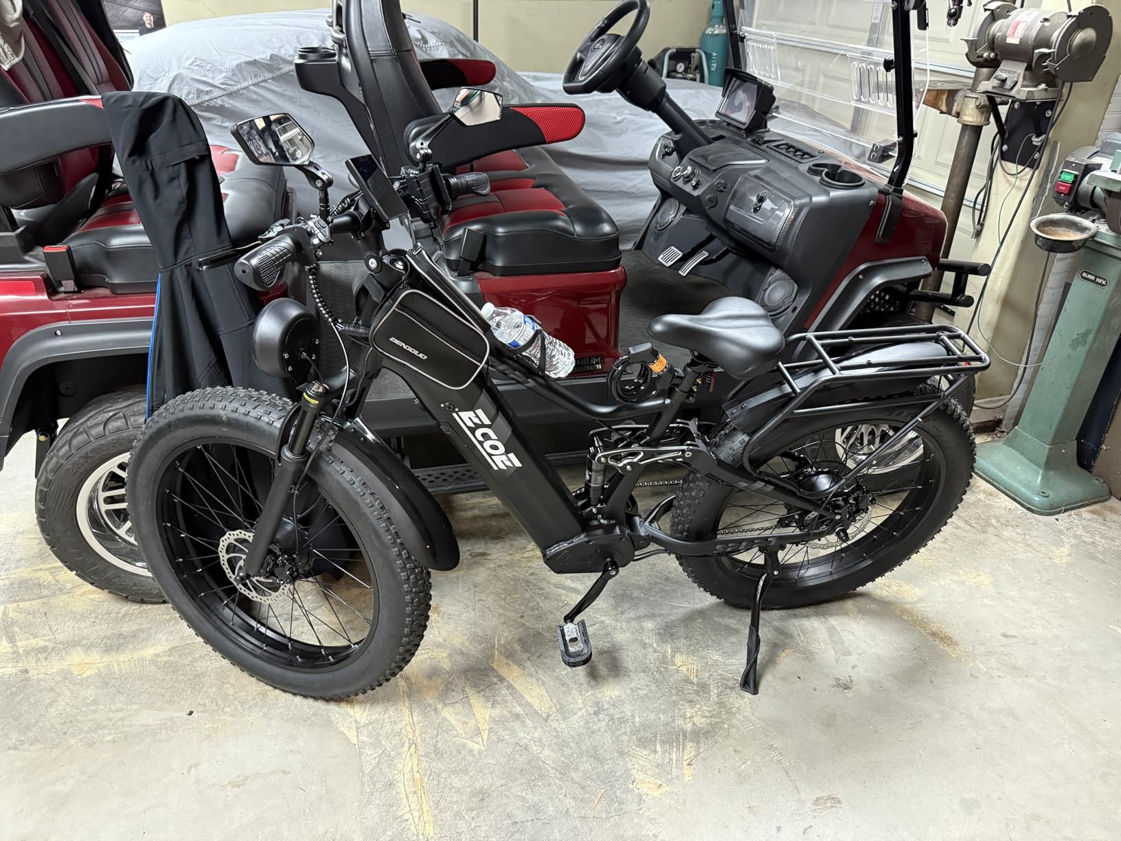 EcoE 6000W/5000W Dual Motor Electric Bike for Adults 52MPH with 60V32A, 26x4 Fat Tire All Terrain Ebikes, Full Suspension E Bike, SHM 7-Speed Gear Electric Bicycle - Customer Photo 1