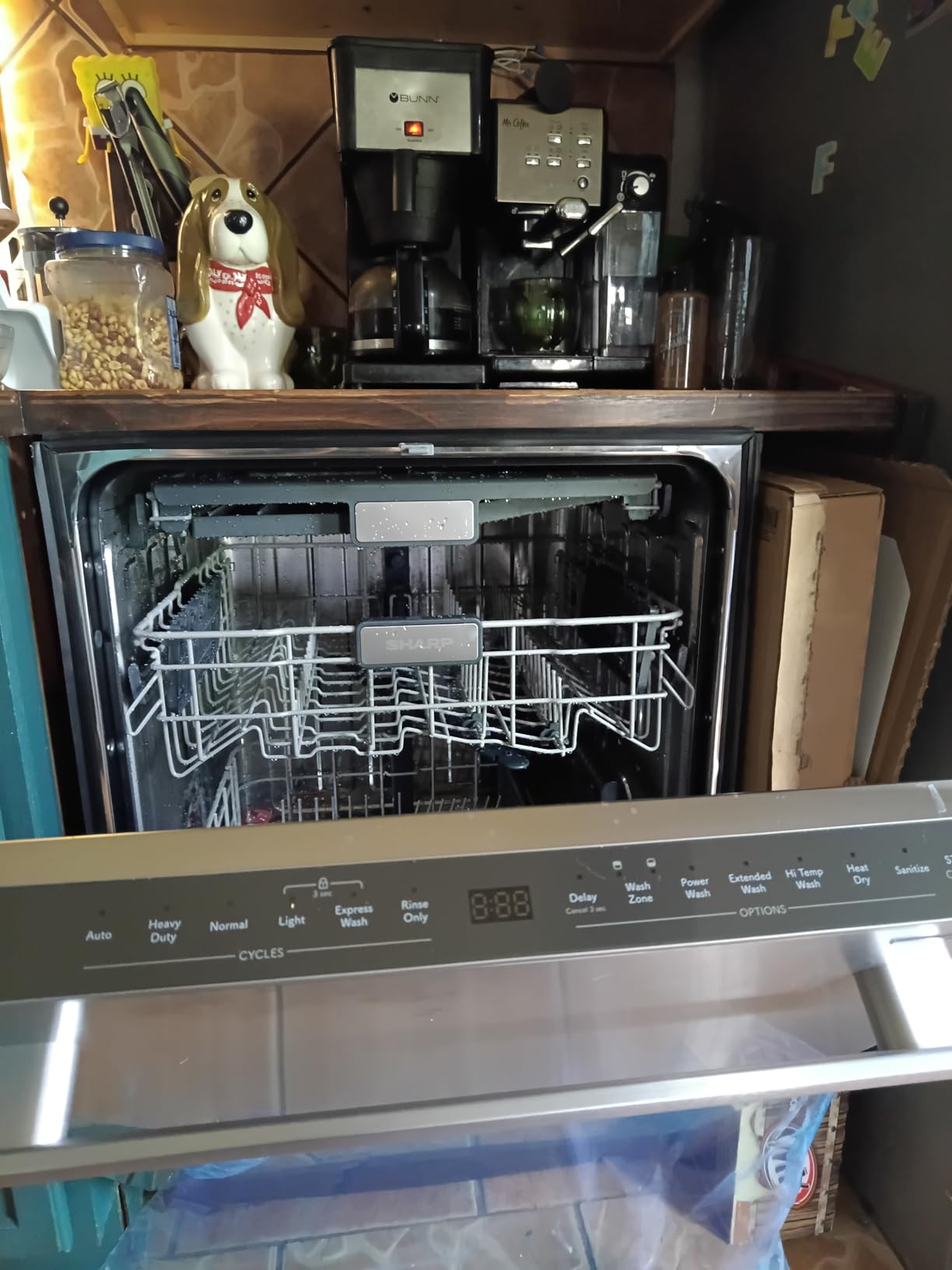 Sharp SDW6736MS 24-inch Stainless Steel Dishwasher, Third Rack, Library Quiet 47 dB, Power Wash Sprayer, 12 Place Settings customer photo 1