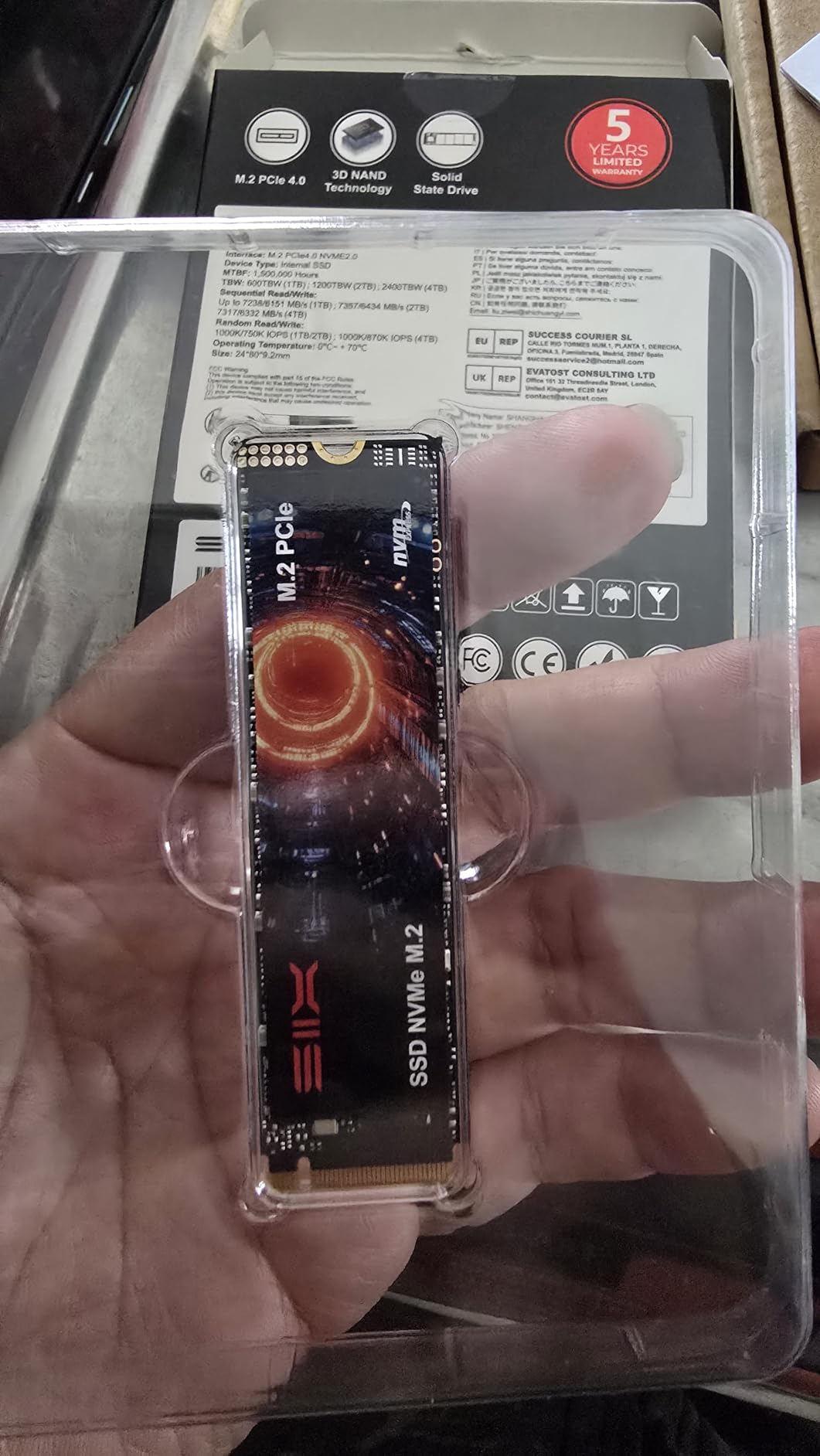 SIX NVME M.2 SSD PCIe 4.0-1TB m.2 2280 ssd, Read UP to 7350MB/s 1TB for Gaming PS5 Memory Storage Expansion with Heatsink, Internal Solid State Hard Drive PCIe gen 4x4 Nvme for Laptop Desktop pc - Customer Photo 1