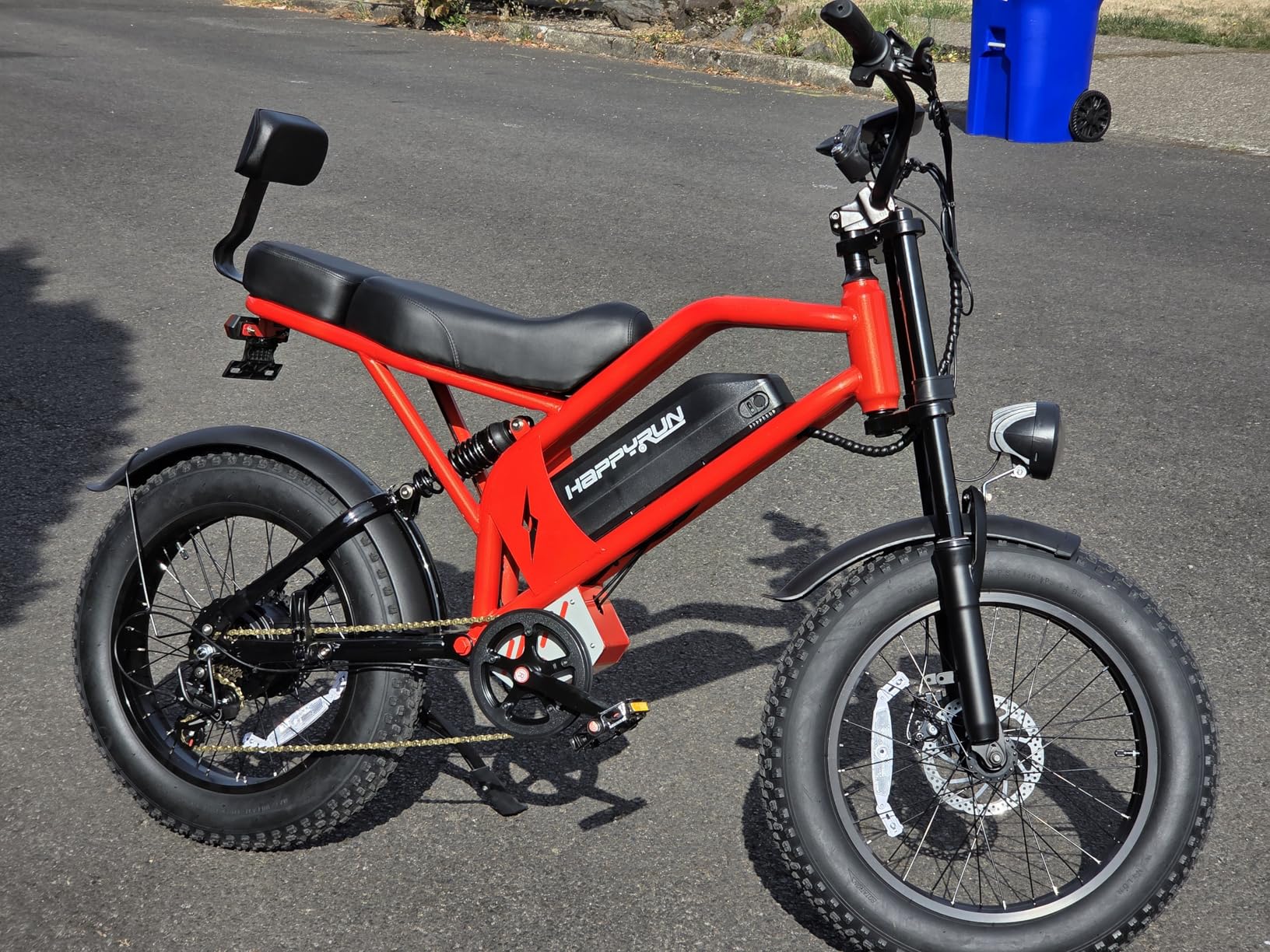 HAPPYRUN 1500W Electric Bike for Adults, 48V 18Ah Removable Battery, 20