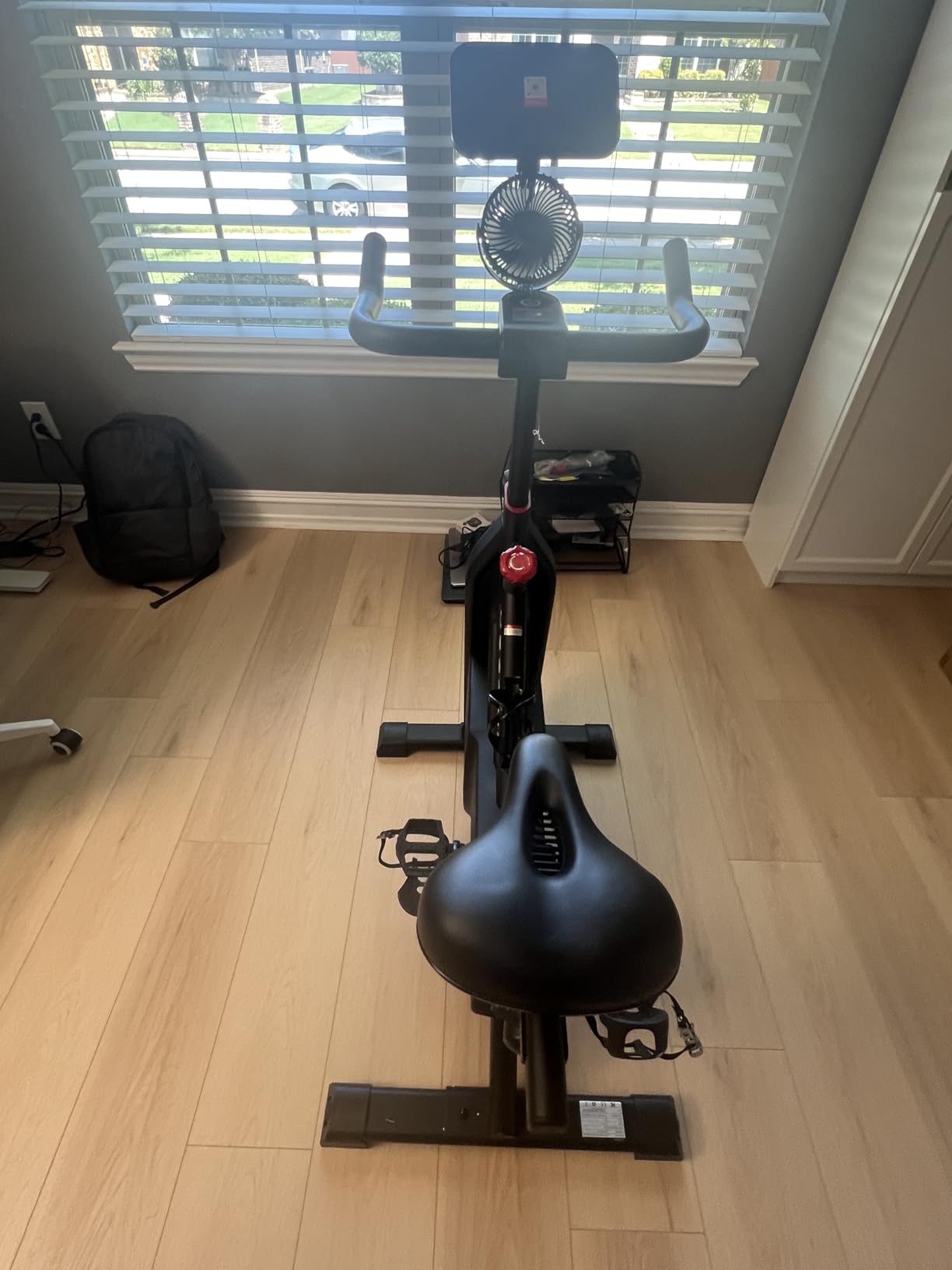 YESOUL Exercise Bike for Home – Stationary Bike with Stable Triangle Frame, Silent Magnetic Resistance, 300 lbs Capacity, Dual-Stage Drive & Alloy Flywheel, Smart APP with Scenic & Live Classes - Customer Photo 2
