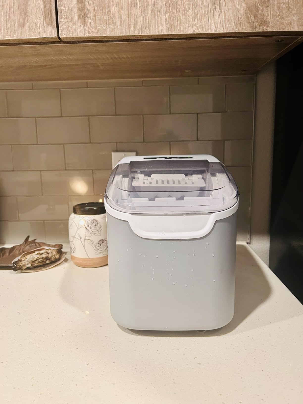 Antarctic Star Nugget Ice Maker Countertop - 44LB/Day, Self-Cleaning Portable Ice Machine with LED Display, 10-15 Minute Fast Ice Making for Home/Office/Bar - Customer Photo 1