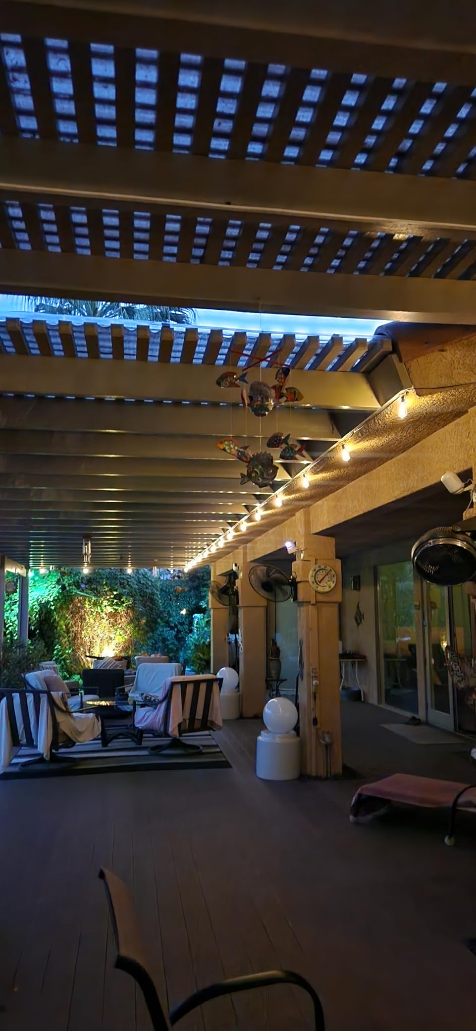 Brightown 100FT Solar String Lights Outdoor Waterproof with Remote, 31+2 LED Shatterproof Bulbs, Dimmable & Timable, 3 Light Modes - Commercial Grade Patio Lights for Garden Backyard Party Decor - Customer Photo 3