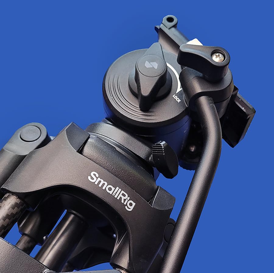 SmallRig FreeSpeed Heavy Duty Carbon Fiber Video Tripod, 73