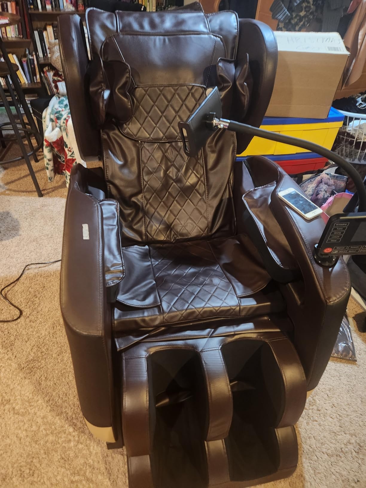 FURNIMAT 2025 Massage Chair Full Body, Zero Gravity Massage Chair with 10 Fix Rollers, Heating, Foot Massage, Auto Modes, Bluetooth Speaker, Touch Screen Controller (Upgraded Version) - Customer Photo 1