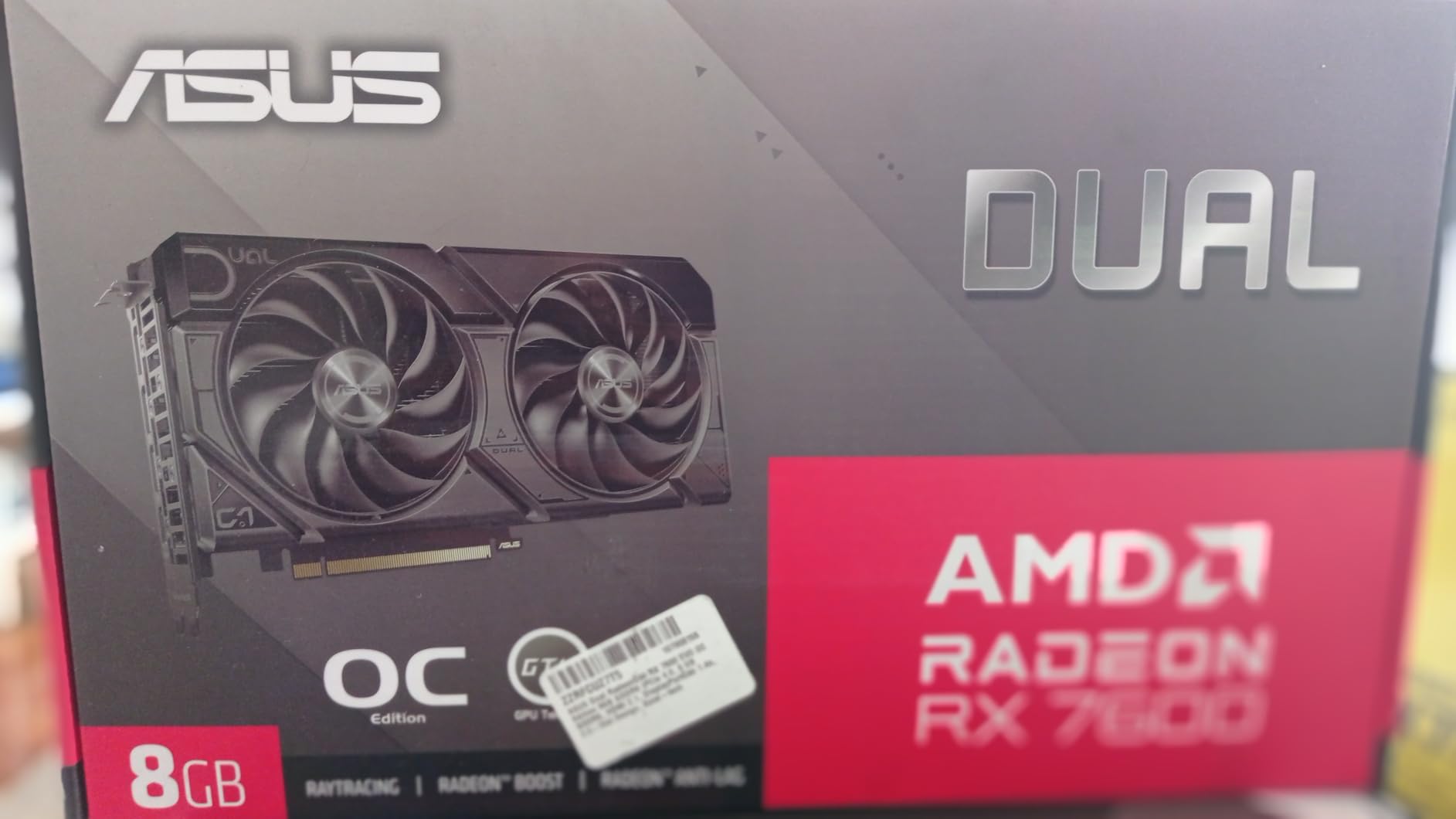 ASUS Dual Radeon RX 9060 XT 16GB GDDR6 Graphics Card (PCIe 5.0, HDMI 2.1b, DisplayPort 2.1a, 2.5-Slot Design, Axial-tech Fan Design, 0dB Technology, and More) - Customer Photo 2