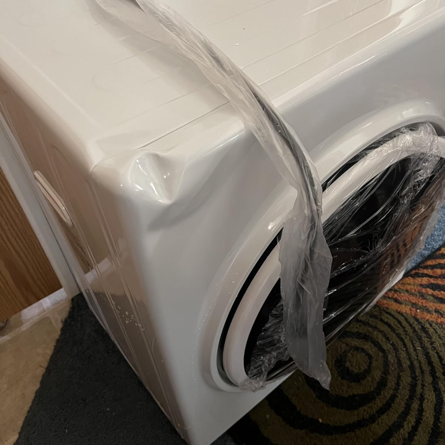 TABU 3.5 Cu. Ft Compact Dryer, 1500W 110V Portable Clothes Dryer with Stainless Steel Tub, 13.2 lbs Front Load Electric Dryer with 4 Automatic Drying Mode, Ideal for Home, Apartment, RV, White - Customer Photo 1