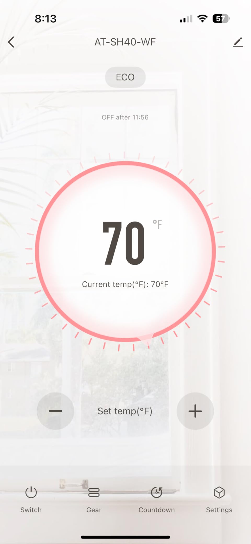 FLANUR Space Heaters for Indoor Use, Smart Portable Electric Heater with Thermostat, WiFi and Voice Control, 12H Timer, 4 Modes, 36dB 1500W PTC Ceramic Safety Heat for Office Bedroom Home 1Pack Black - Customer Photo 1