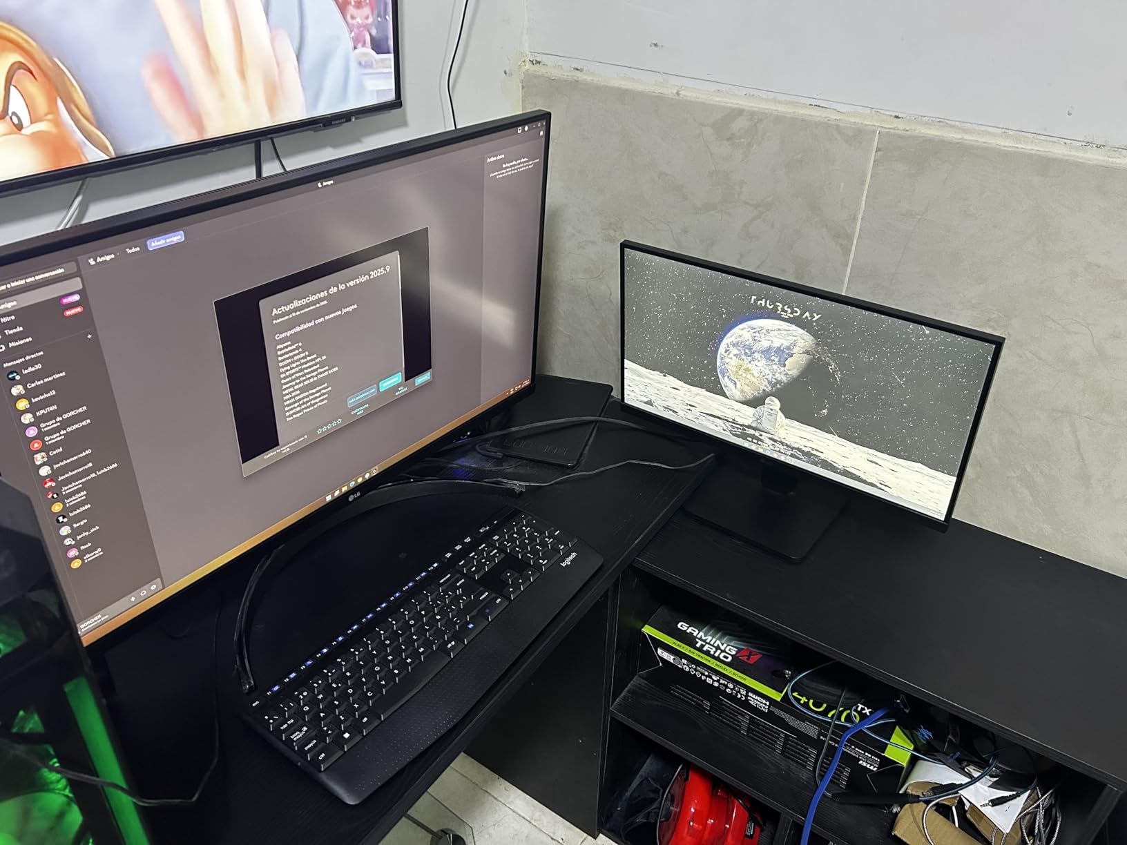 LG 32UR550K-B 32-inch Ultrafine 4K UHD (3840 x 2160) Computer Monitor, HDR10, 60Hz, HDMI, DisplayPort, Tilt/Height/Pivot Adjustable Stand, Black - Customer Photo 1