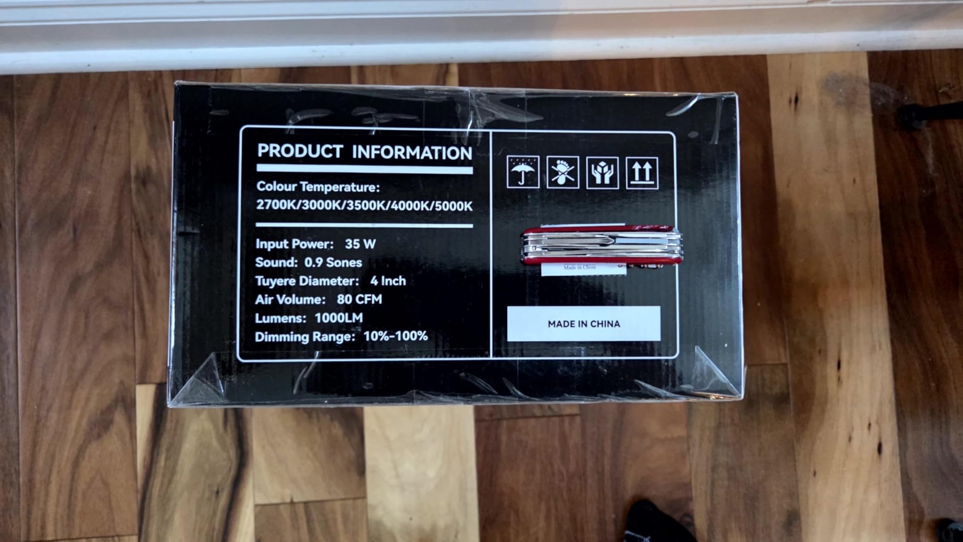 Amico Bathroom Exhaust Fan with Light, 80 CFM, 0.9 Sones, 1000LM, 5CCT, Easy Install, Ceiling Mount Shower Bathroom Fan, Adjustable Exhaust Vent with light, ETL & FCC Certified - Customer Photo 2