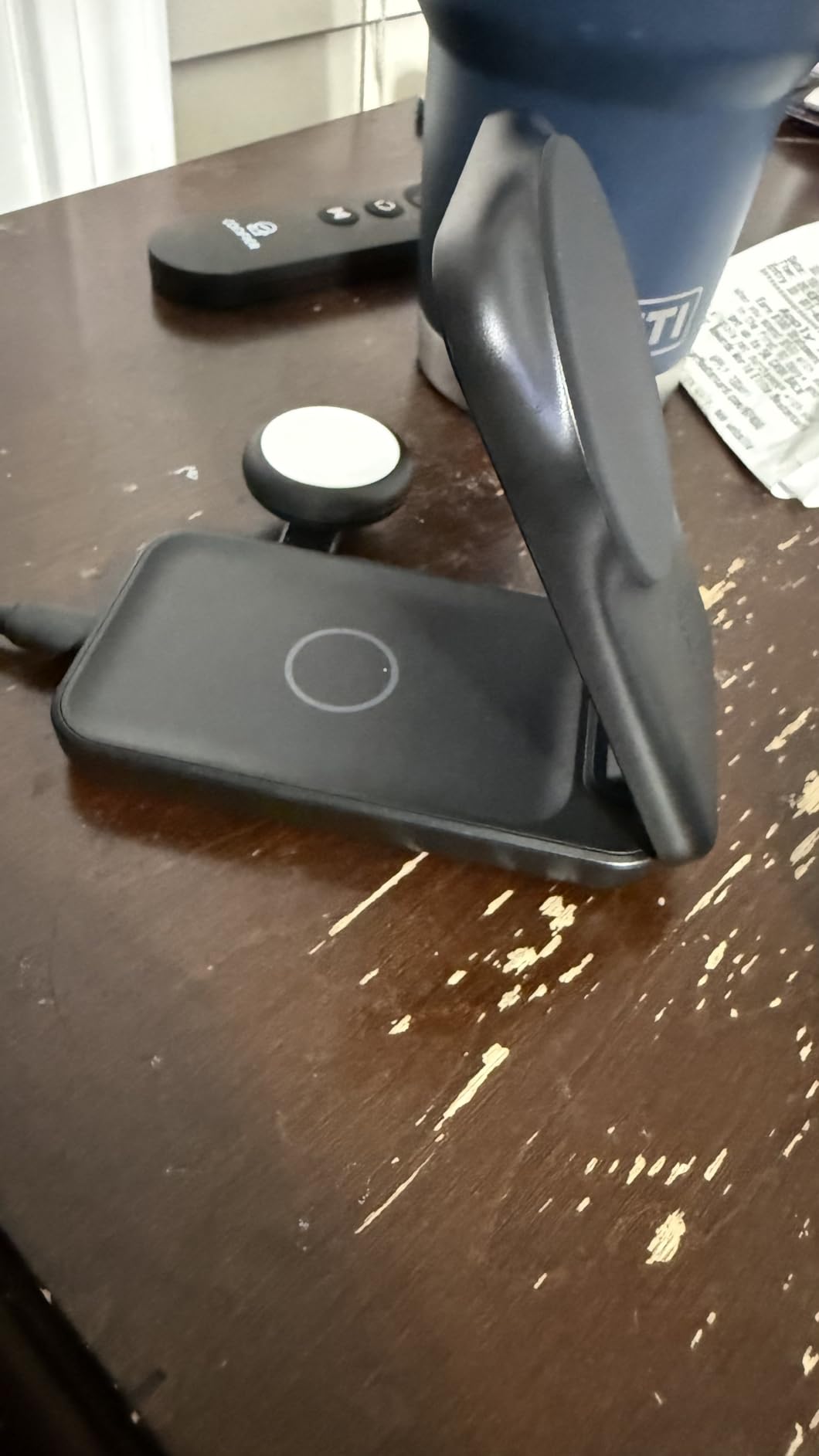 Belkin MagSafe Charger Compatible, 2-in-1 Charging Station, Qi2.2 25W Magnetic Wireless Charger Dock - Customer Photo 1