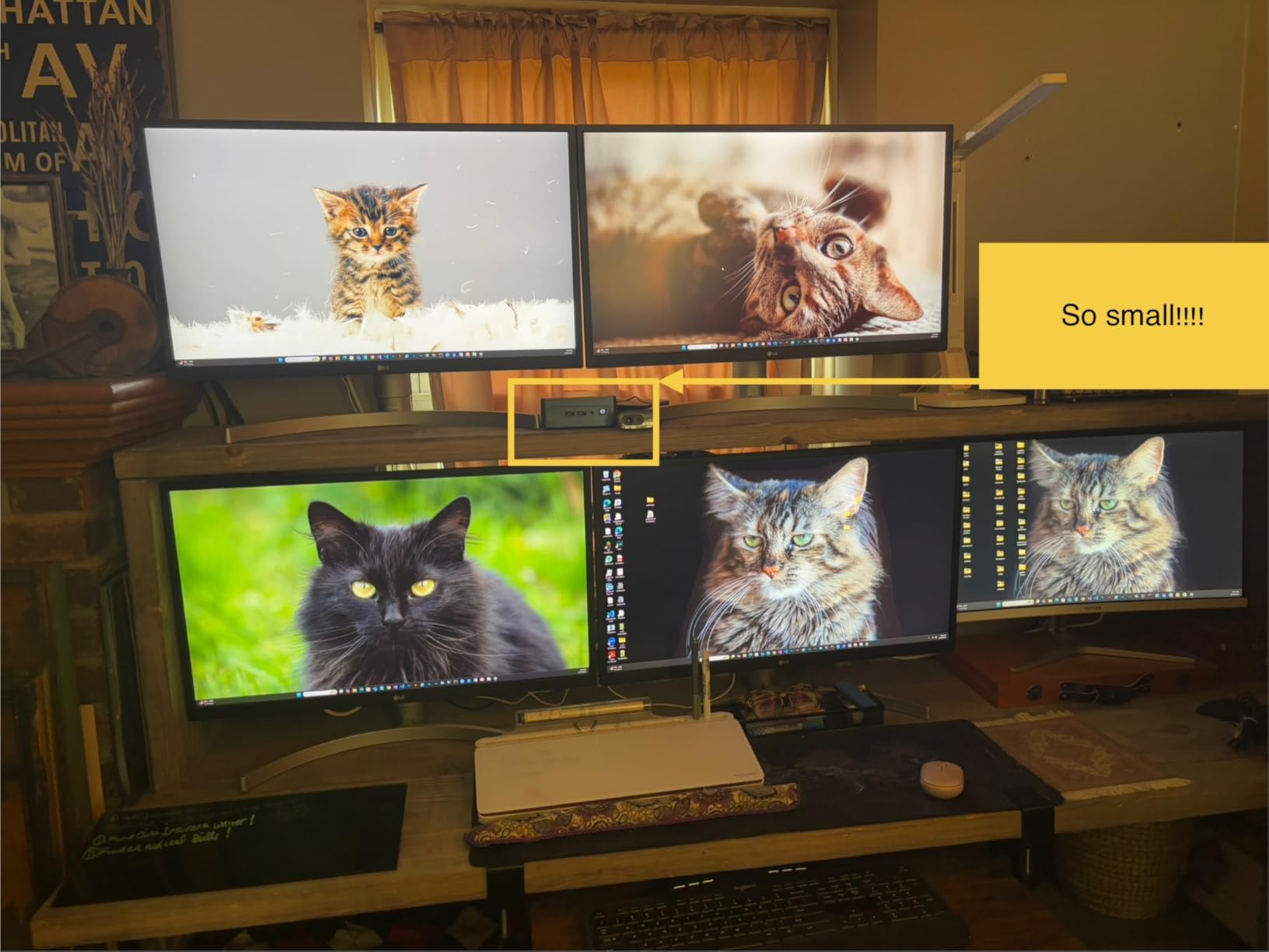 GEEKOM GT15 Max AI Mini PC, with Intel Core Ultra 9 285H&Arc 140T GPU (99 Tops), 32GB DDR5 (Not LPDDR), 1TB SSD, Windows 11 Pro, WiFi 7, Dual 2.5GbE, USB4, 8K, Desktop Computer for Home Office&Gaming - Customer Photo 3