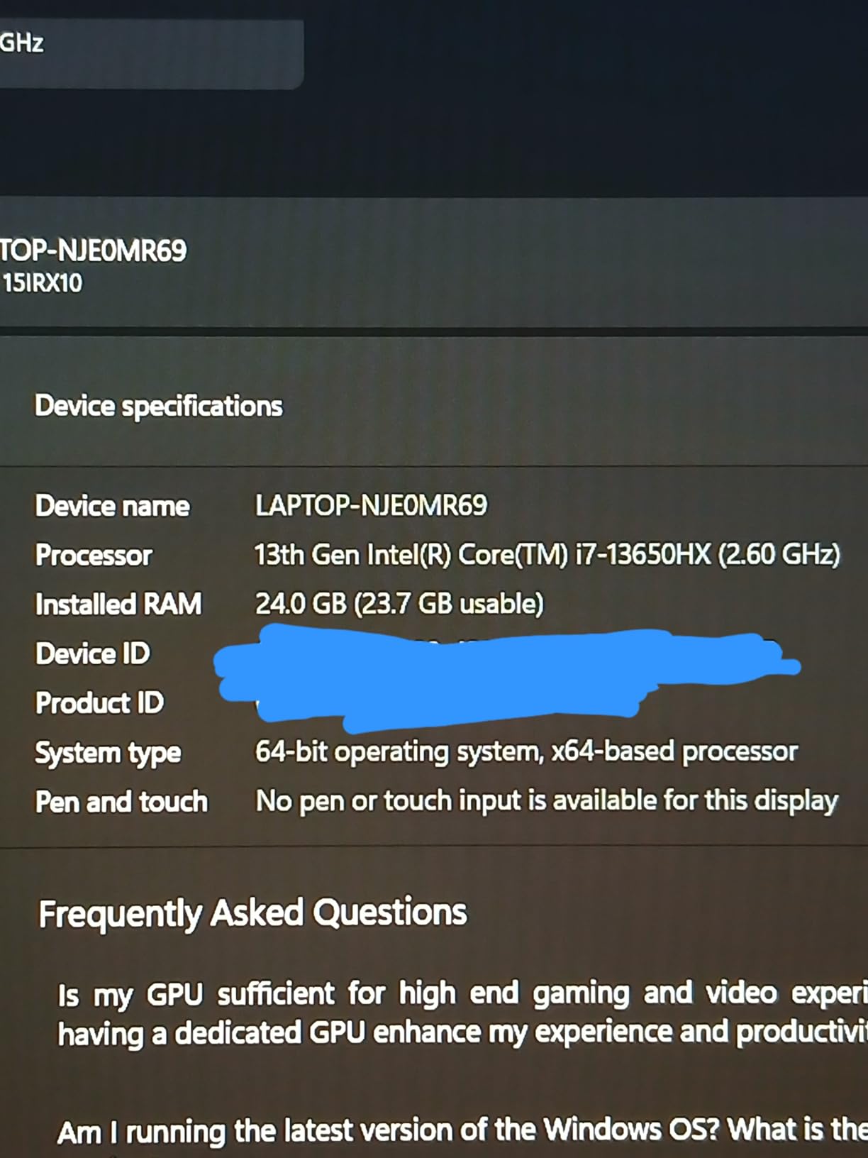 Lenovo LOQ Essential – AI-Powered Student Gaming Laptop - Intel® Core™i5-12450HX - 15.6