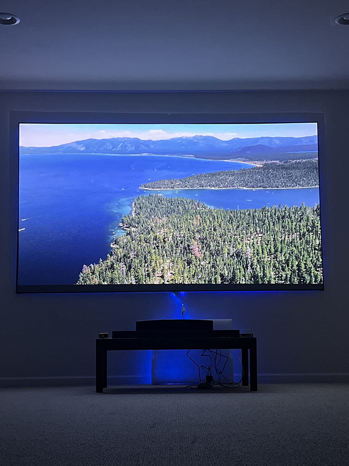 XGIMI AURA Series UST Laser Projector, Dolby Vision, IMAX Enhanced, 1,000,000:1 Dynamic Contrast Ratio, 0.177:1 Throw Ratio, Harman Kardon, 2300 Lumens AURA 2 GTV White - Customer Photo 2