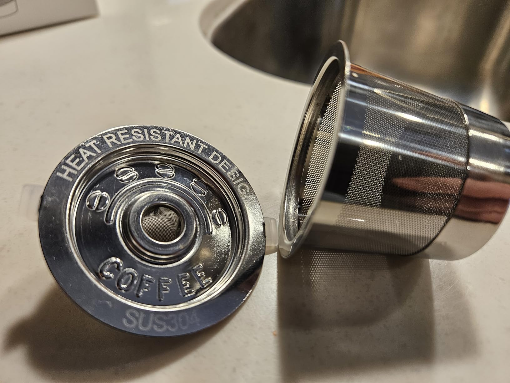 Keurig K-Mini Mate Single Serve Coffee Maker - Ultra-Compact 4-inch Width, Travel Mug Friendly - Customer Photo 2