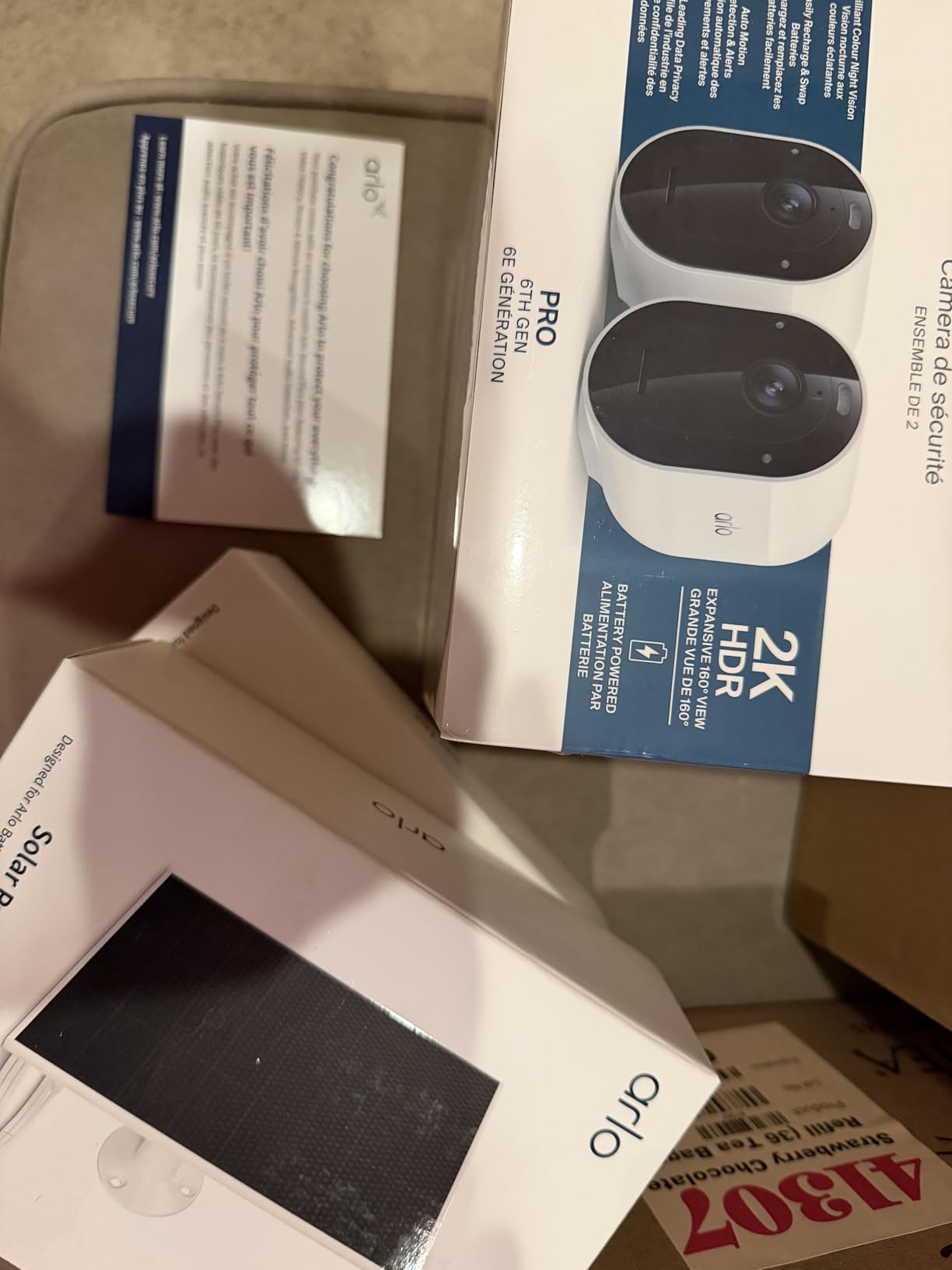 Arlo Pro Security Camera 2K HDR (6th Gen, 2025 Release) 4 Cam + 4 Solar Panels + 6 Months of Secure Plus Plan - Wireless Outdoor Camera, Battery Power, Person, Vehicle & Animal Detection, White - Customer Photo 1