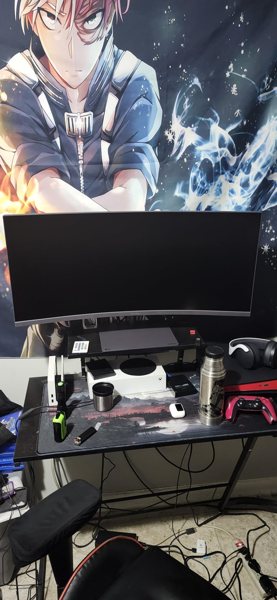 LG 34G630A-B 34-Inch Ultragear WQHD (3440 x 1440) Curved Gaming Monitor, 240Hz, 1ms, FreeSync Premium, DisplayHDR 400, Built-in Speaker, HDMI, DisplayPort, USB Type-C, Tilt/Height/Swivel Stand, Black - Customer Photo 1