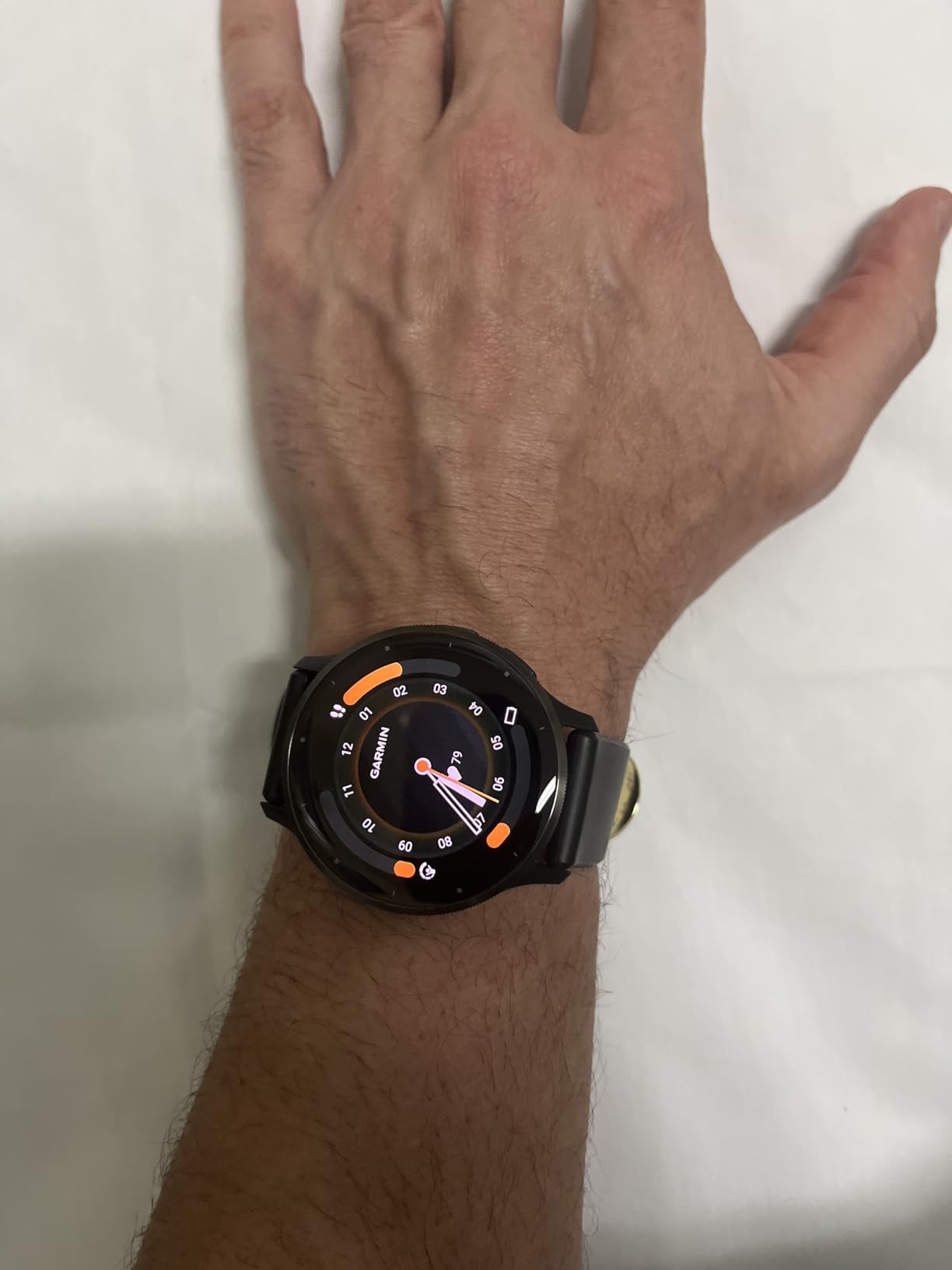 Garmin Venu 3 Health Fitness GPS Smartwatch Silver Bezel/Whitestone Band (45mm) - (Renewed) - Customer Photo 2