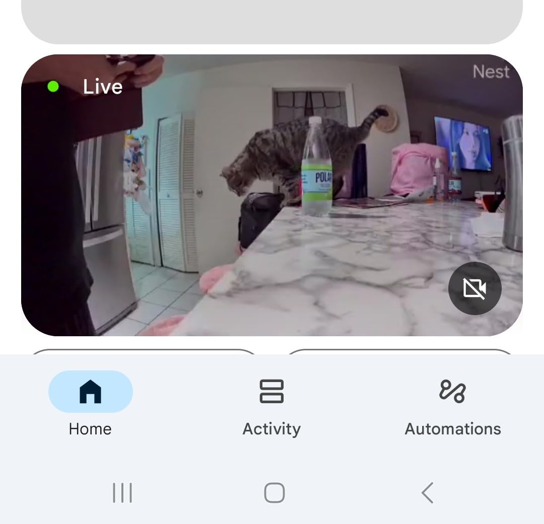 Google Nest Cam Indoor (Wired, 3rd Gen) - Security Camera with 2K Video and Gemini, Night Vision, 2-Way Audio, Works with Google Home - 2025 Model - Snow - Customer Photo 2