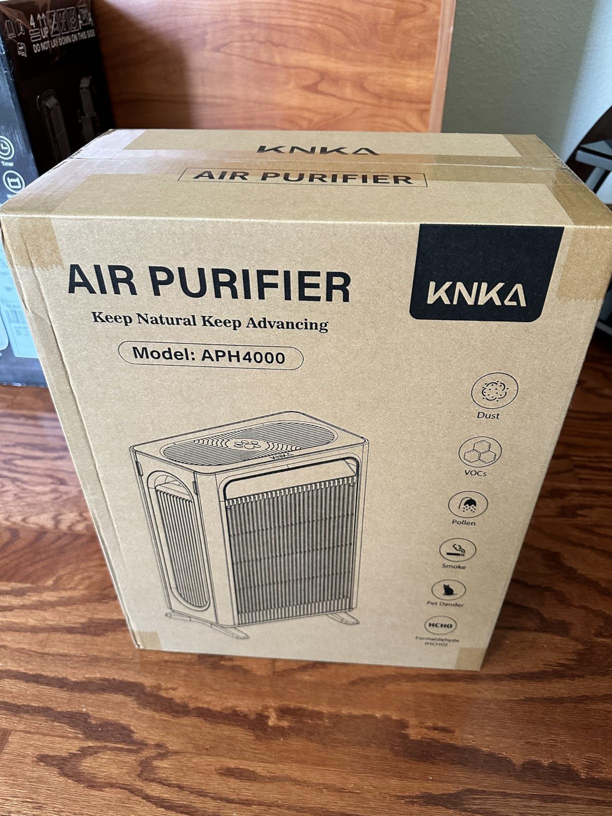 KNKA Air Purifier for Home Bedroom Large Room Up to 3,500 Ft², HEPA Air Cleaner with Washable Pre-Filter, AHAM VERIFIDE, AQI Display, ECO Mode, Pet Mode - Customer Photo 4