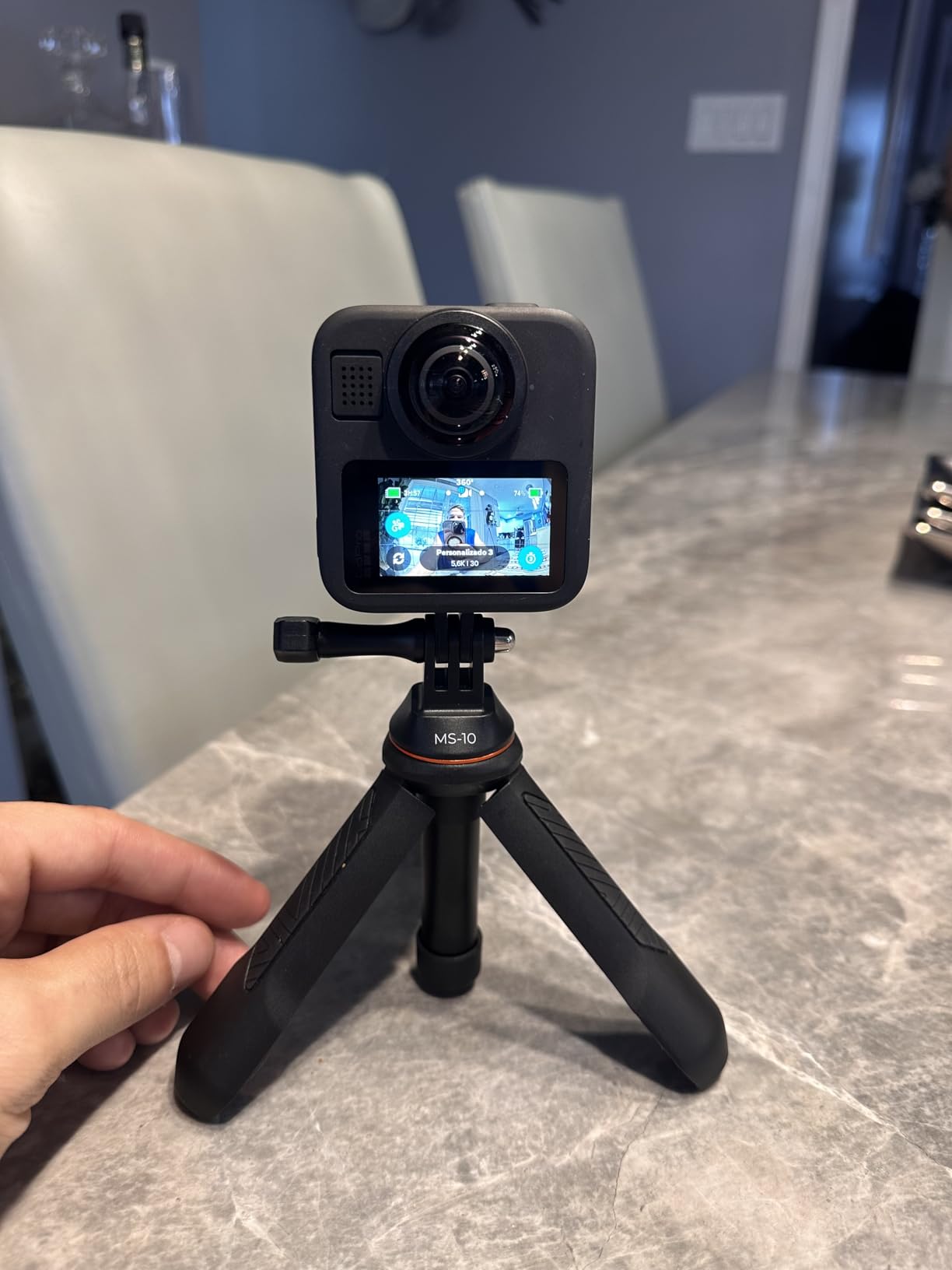 GoPro MAX2 - Waterproof 360 + Traditional Action Camera with Touch Screen, Spherical 8K Video, 29MP 360 Photos, Easy Replaceable Lenses, HyperSmooth Stabilization, 6 Microphones - Customer Photo 2