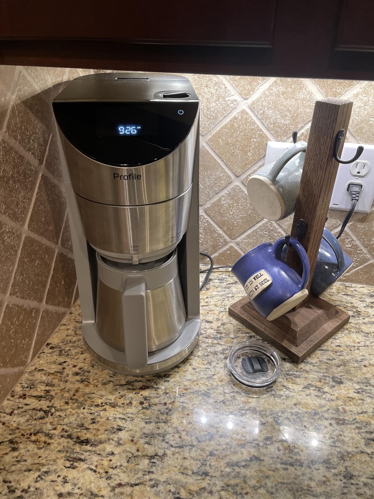 GE Profile Smart Grind & Brew Coffee Maker w/Podless Single Serve, 90oz Water Reservoir, 10 Cup Thermal Carafe, Voice Control, Adjustable Burr Grinder, SCA Certified, Barista-Quality, Stainless Steel - Customer Photo 1