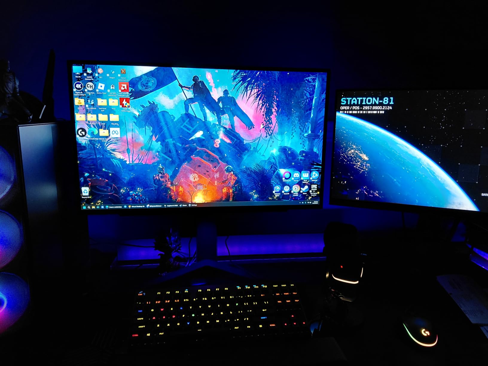 LG 27GX704A-B 27-inch Ultragear QHD (2650x1440) OLED Gaming Monitor 240Hz, 0.03ms, NVIDIA G-Sync Compatible, AMD FreeSync Premium Pro, VESA Display HDR TrueBlack400, HDMI 2.1, DisplayPort, Black - Customer Photo 1