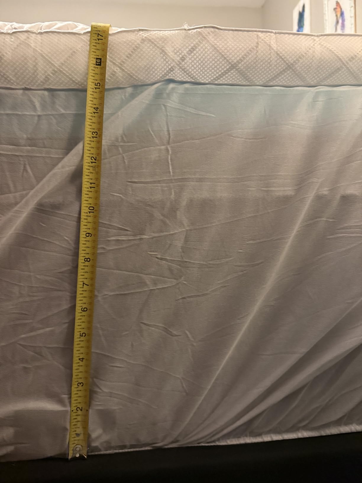 Dual Layer 4 Inch Memory Foam Mattress Topper for Pressure Relief with 4X Support, 2