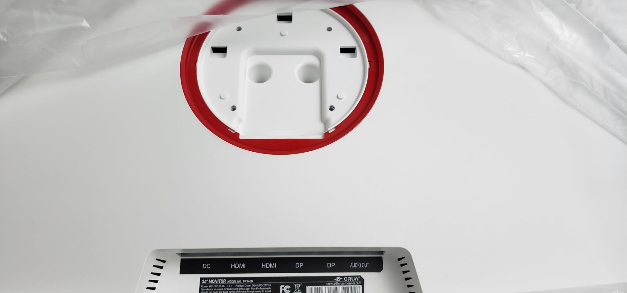 CRUA 27 Inch Gaming Monitor 360HZ, 2K QHD 2560x1440 IPS Panel White Computer Monitors with Built in Speakers, Support AMD FreeSync, 120% sRGB, Blue Light Filter, DP1.4 & HDMI2.1, Wall Mountable - Customer Photo 3