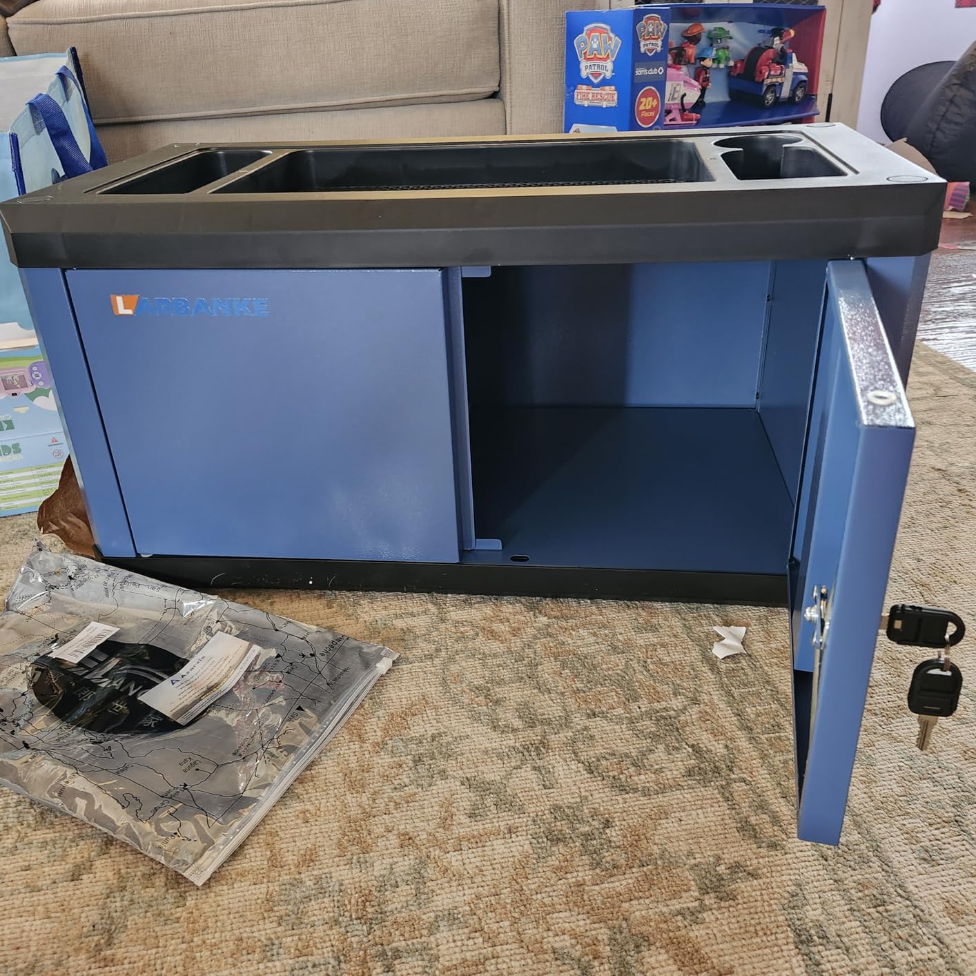 LARBANKE 7-Drawer Rolling Tool Chest with Lock&Keys and Swivel Casters,Tool Chest with Multi-Sizes Drawers and Multifunctional Countertop,Special Connect Rods for Connection with 5-Drawer Tool Cabinet - Customer Photo 1