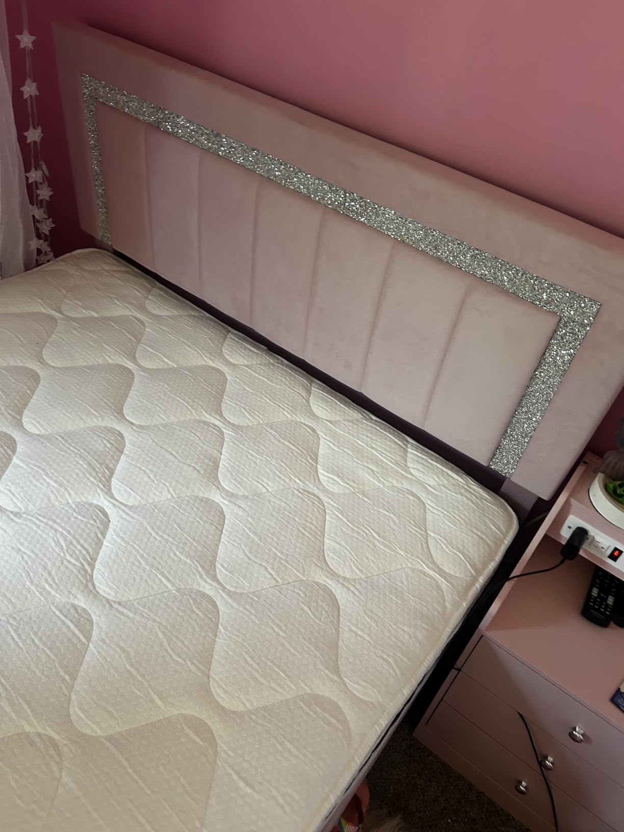 SIMARTH King Mattress 14 Inch, Strengthened King Size Hybrid Mattresses in a Box with Gel Memory Foam and Individual Pocketed Springs for Support & Pressure Relief, Medium Firm King Mattress - Customer Photo 1