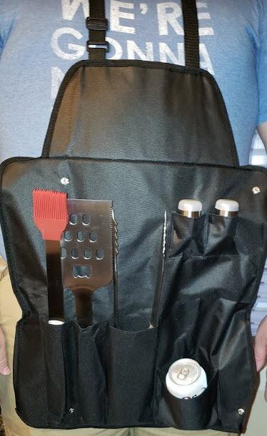 EUHOME 4-Burner Propane Gas BBQ Grill with Side Burner, 46,500 BTU Output Stainless Steel Barbecue Grill with Enameled Cast Iron Grates and Side Tables for Outdoor Cooking Kitchen and Patio Backyard - Customer Photo 1