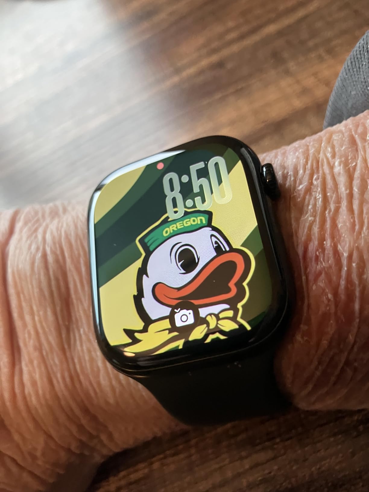 Apple Watch Series 11 [GPS 46mm] Smartwatch with Jet Black Aluminum Case with Black Sport Band - M/L. Sleep Score, Fitness Tracker, Health Monitoring, Always-On Display, Water Resistant - Customer Photo 1