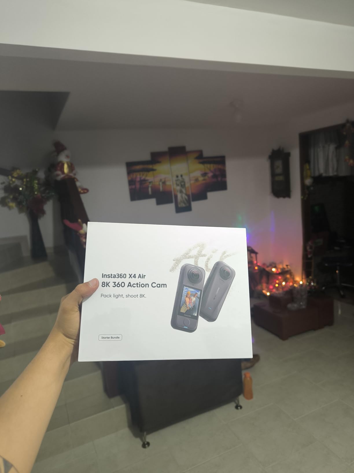 Insta360 X4 Air - Lightweight 165g 8K 360 Camera, Invisible Selfie Stick Effect, Replaceable Lenses, Shoot First & Frame Later, Built-in Wind Guard, FlowState Stabilization, AI-Powered App - Customer Photo 1