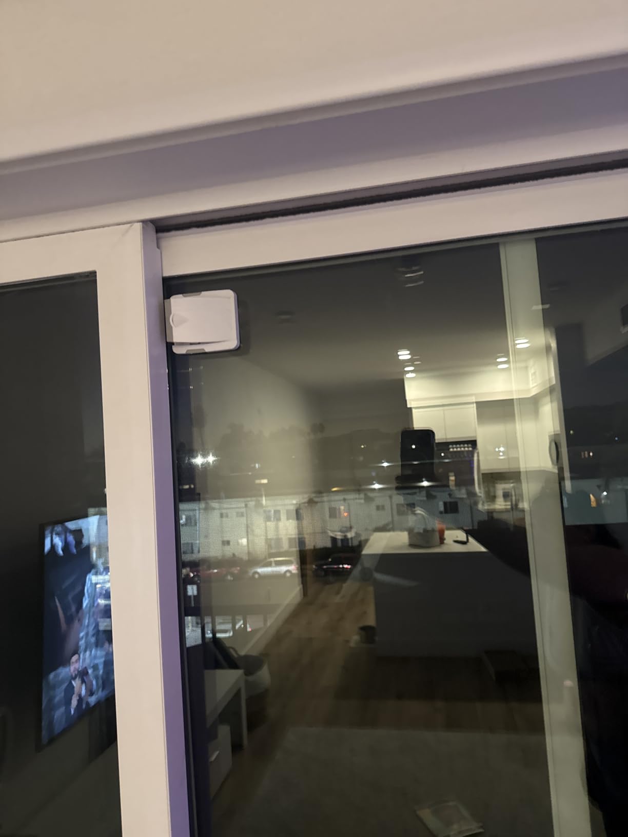 STERGDE Sliding Door Lock 2 Pack, Prevent children from opening sliding doors, sliding door baby proof, Easy To Install, For Sliding Glass Doors, Sliding Windows, Sliding Closets, Etc（Blue） - Customer Photo 1