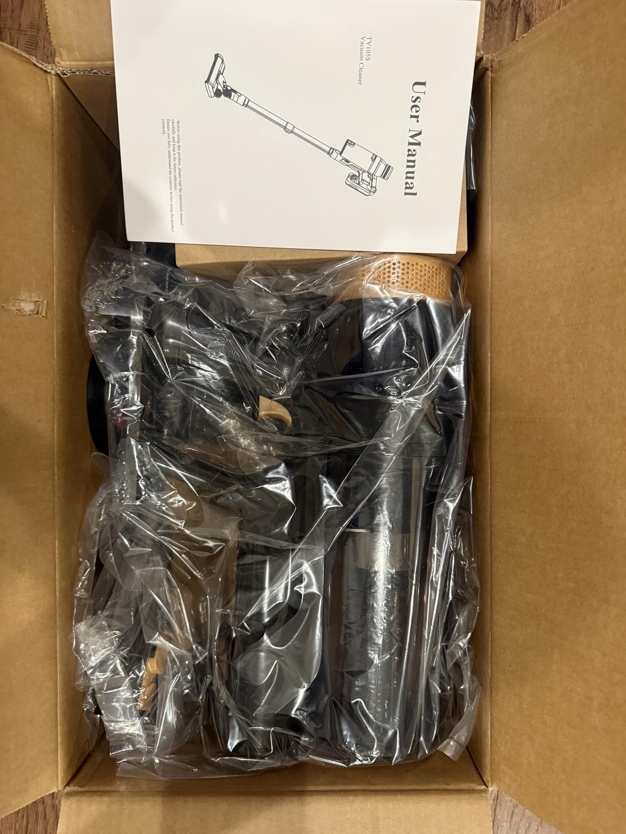 VBUOO Cordless Vacuum Cleaner, 580W 48KPA 70 Mins Vacuum Cleaners for Home, Self-Standing Stick Vacuum with Touch Screen, Wall Mount Charge, Ultra High-Power Brush for Pet Hair/Plush Carpet/All Floor - Customer Photo 2