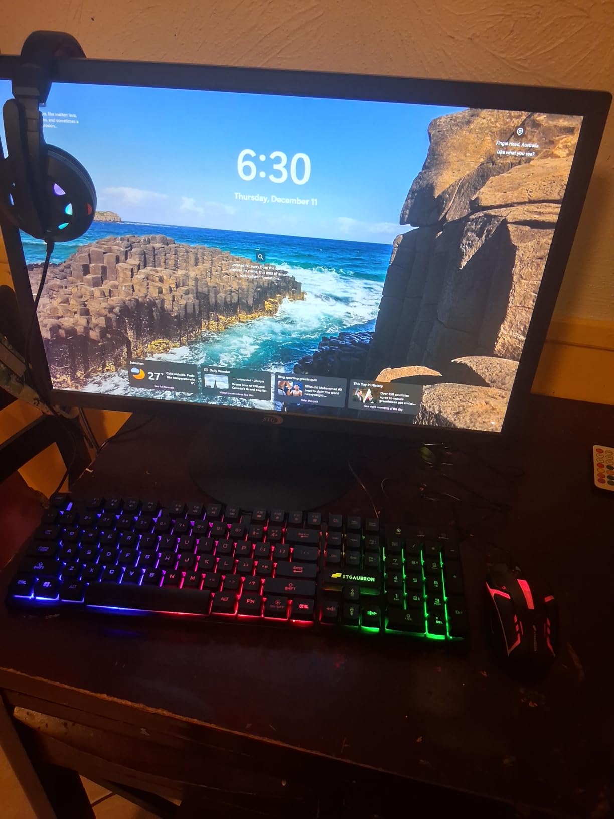 Dell OptiPlex Desktop RGB Computer PC, Intel Core i7 Core Processor, 16G RAM, 512G SSD, 24 Inch HDMI Monitor, RGB Keyboard & Mouse & Headset, WiFi, Windows 11 Pro (Renewed) - Customer Photo 1