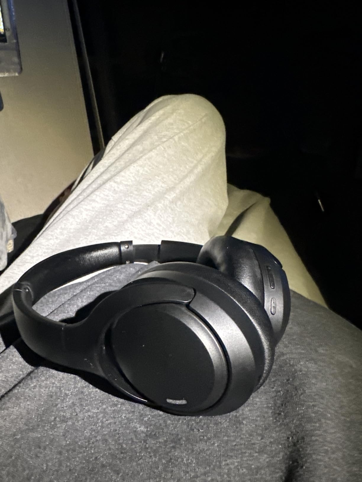 Hybrid Active Noise Cancelling Headphones Wireless, 120Hrs Playtime, 6 ENC Clear Mic, Over Ear Bluetooth Headphones with Hi-Res Audio Comfort Earcup Foldable ANC Headphone for Travel Game Home Office - Customer Photo 1