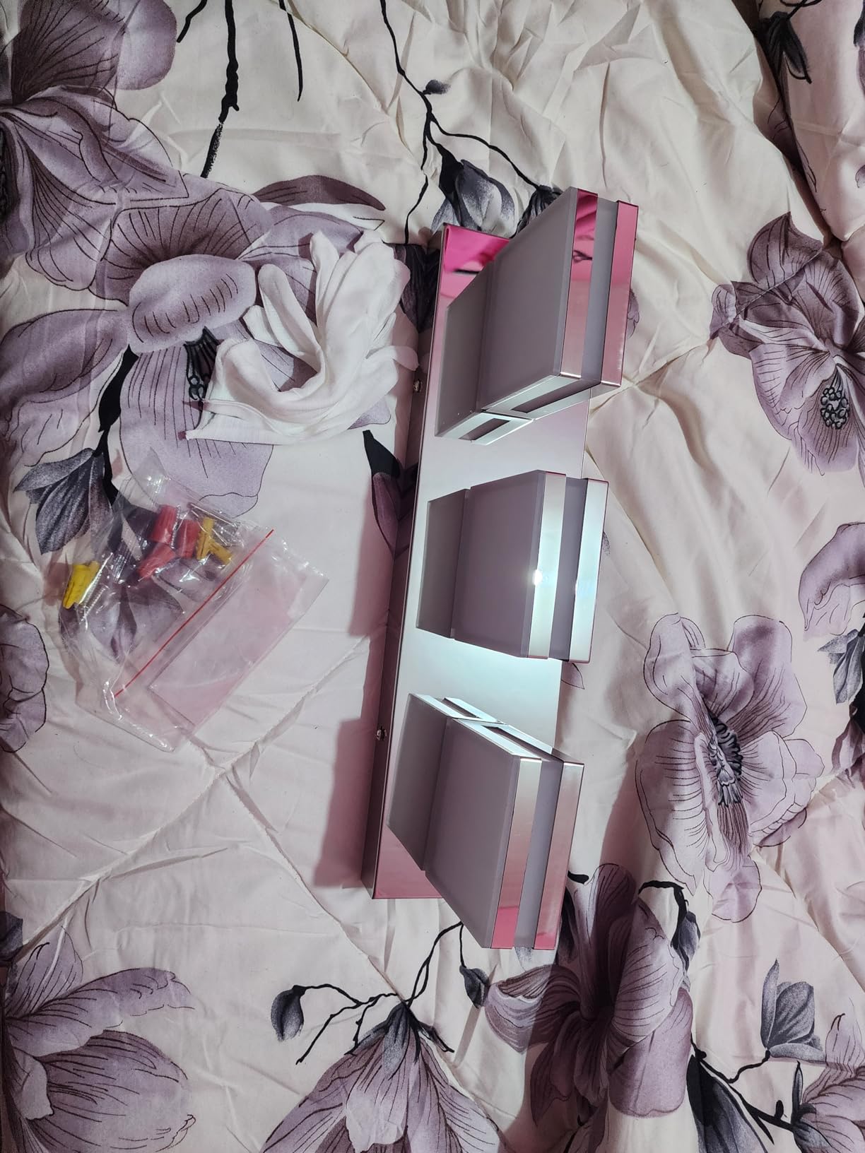 IZORRO LED Modern Bathroom Lights Fixtures 4-Light Dimmable, Matte Black Acrylic Wall Lighting, Vanity Lights for Bathroom Over Mirror - 6000K 24In - Customer Photo 1