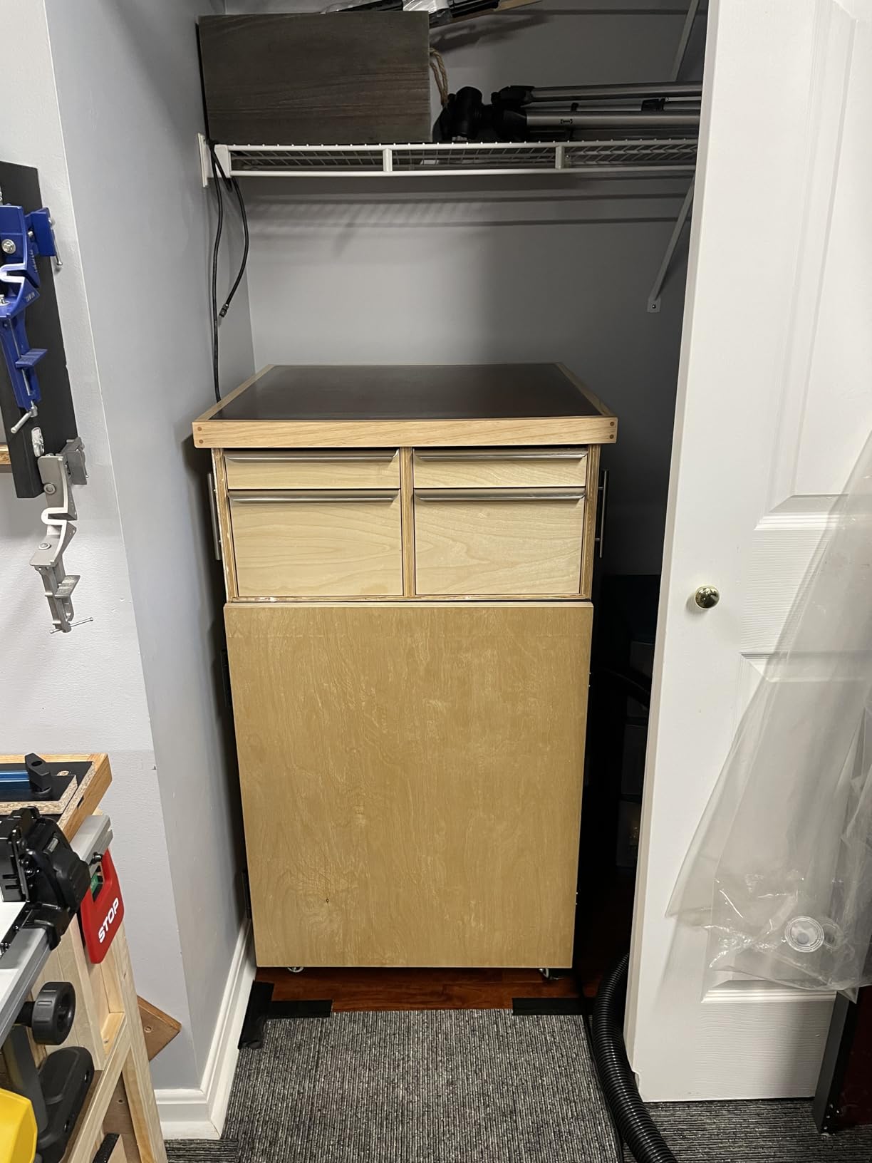 ECOMAX Dust Extractor & Shop Vac 2-in-1, Semi-Automatic Filter Clean, HEPA Filter, 8 Gallon 6.5 HP Wet Dry Vacuum, Anti-Static Hose, Dust-Full Indicator, for Woodworking, Workshop and Garage - Customer Photo 1