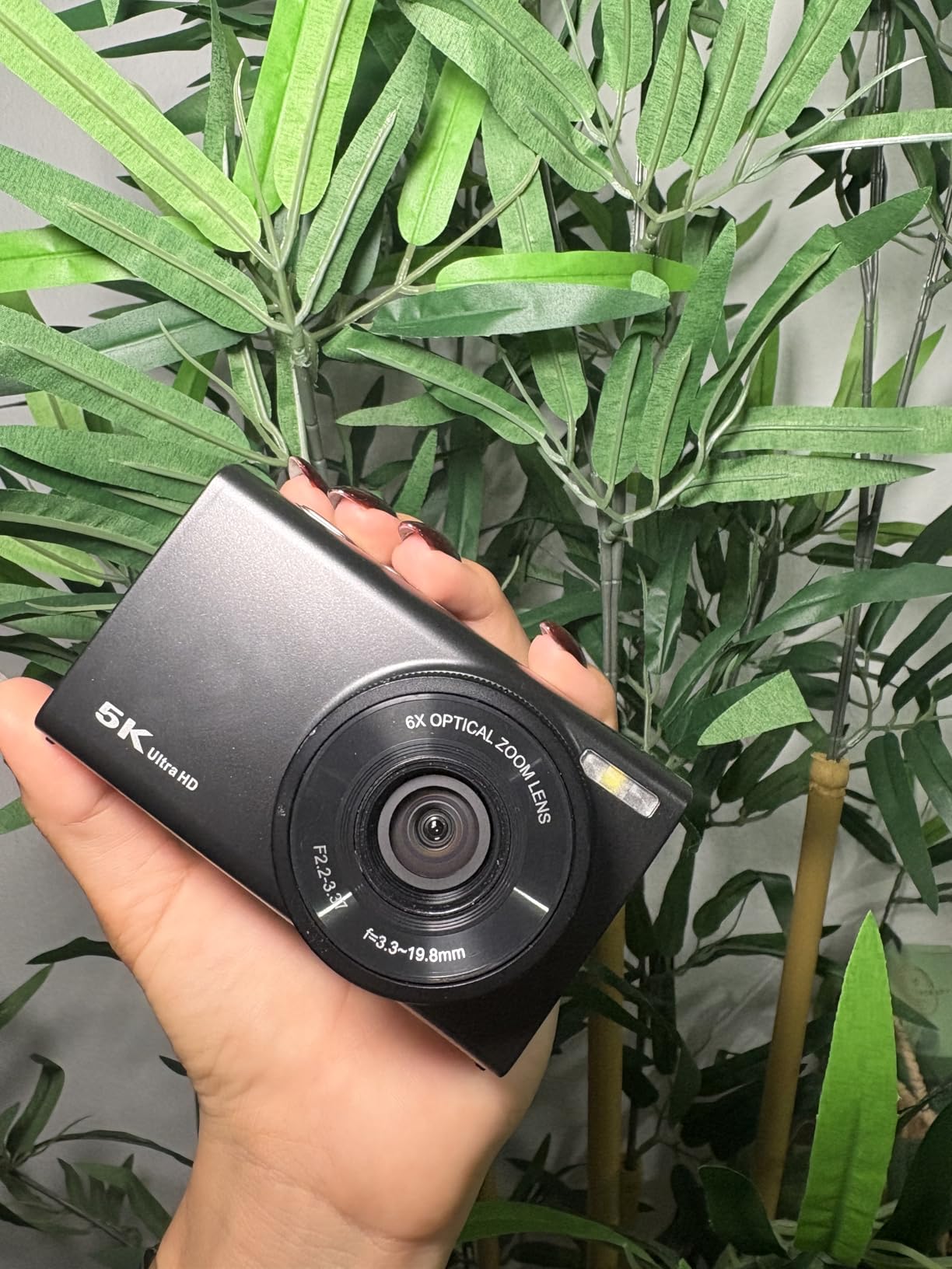 5K Digital Camera for Photography with 6X Optical Zoom, Autofocus 96MP Vlogging Camera for YouTube Video with Dual-Lens, Compact Point and Shoot Travel Cameras for Beginners with 64GB Card & Flash - Customer Photo 2