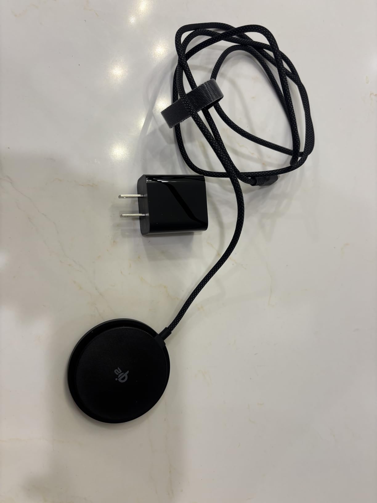 INIU Qi2 Certified Magnetic Wireless Charger, 15W Fast MagSafe-Compatible Wireless Charging Pad with Cooling Fan, Only for iPhone 17 16 15 14 13 12 Series, AirPods, and More (Adapter Included) - Customer Photo 2