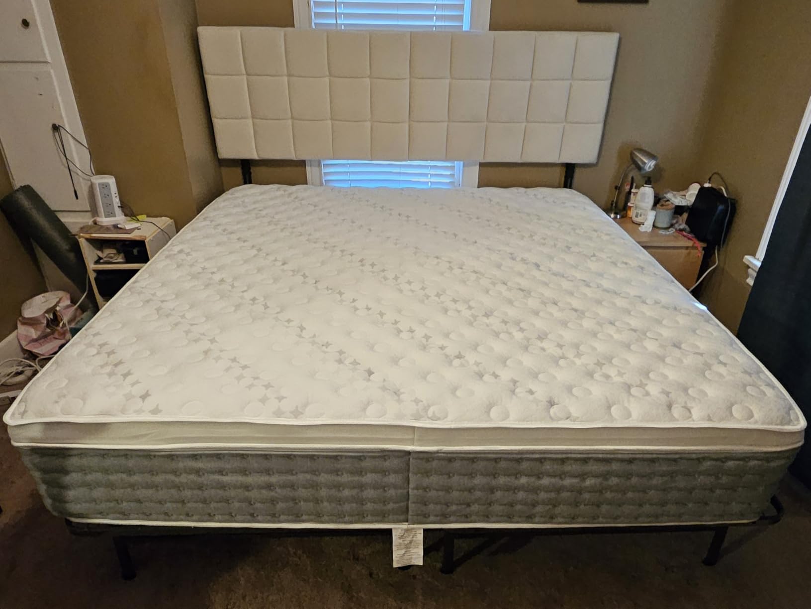Sleepmax Firm Queen Size Mattress 14 Inch - Deep Sleep Hybrid Mattresses Enhanced Pain Relief - Cooling Firm Bed in a Box with Lumbar & Hip Support - 365-Night Trial, Forever Warranty, Fiberglass-Free - Customer Photo 1