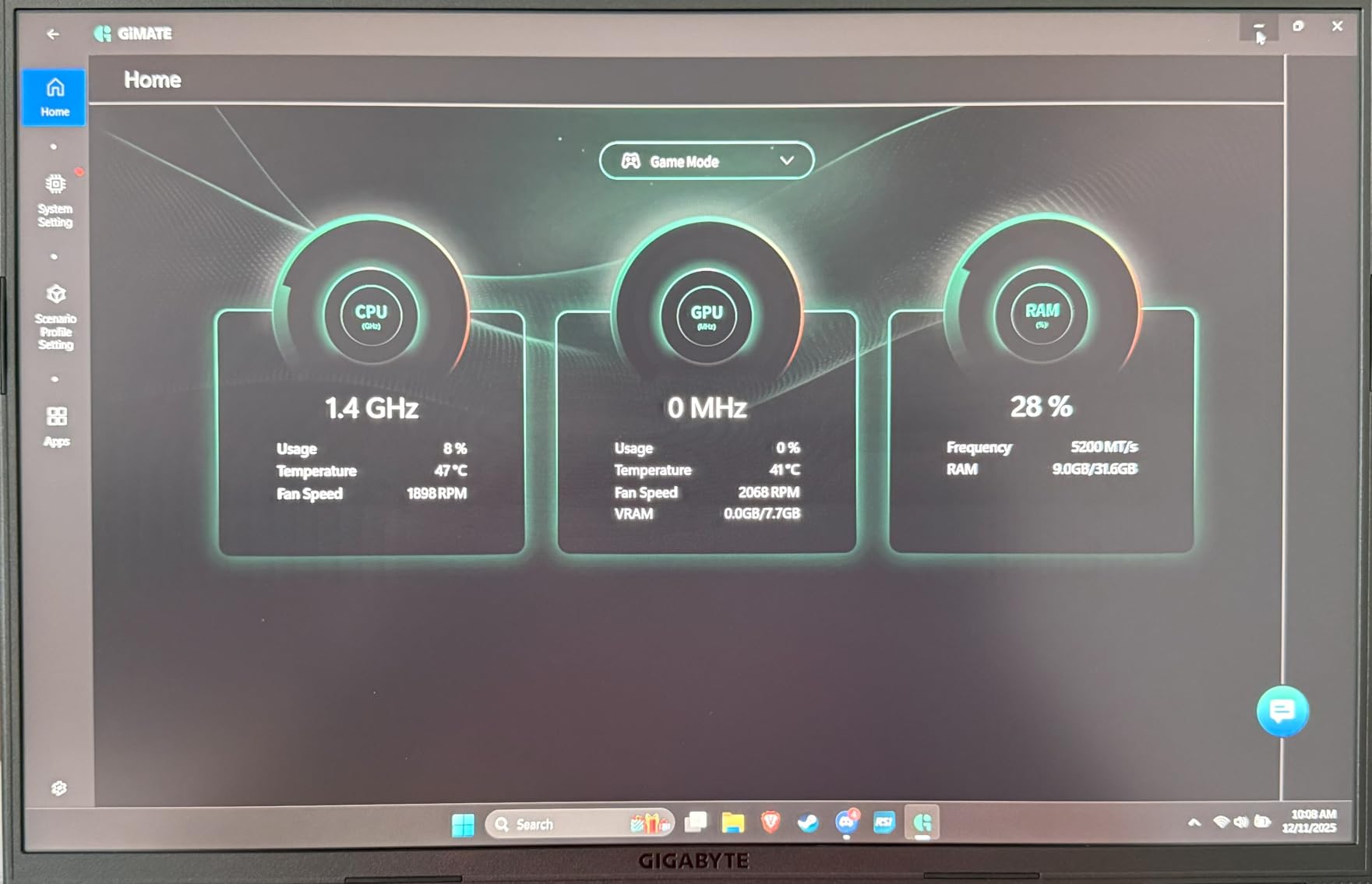 GIGABYTE - Gaming A16 PRO Gaming Laptop - 165Hz 2560x1600 WQXGA - NVIDIA GeForce RTX 5080 - Intel Core Ultra 7 240H - 1TB SSD with 32GB LPDDR5X RAM - Windows 11 Home - Customer Photo 1