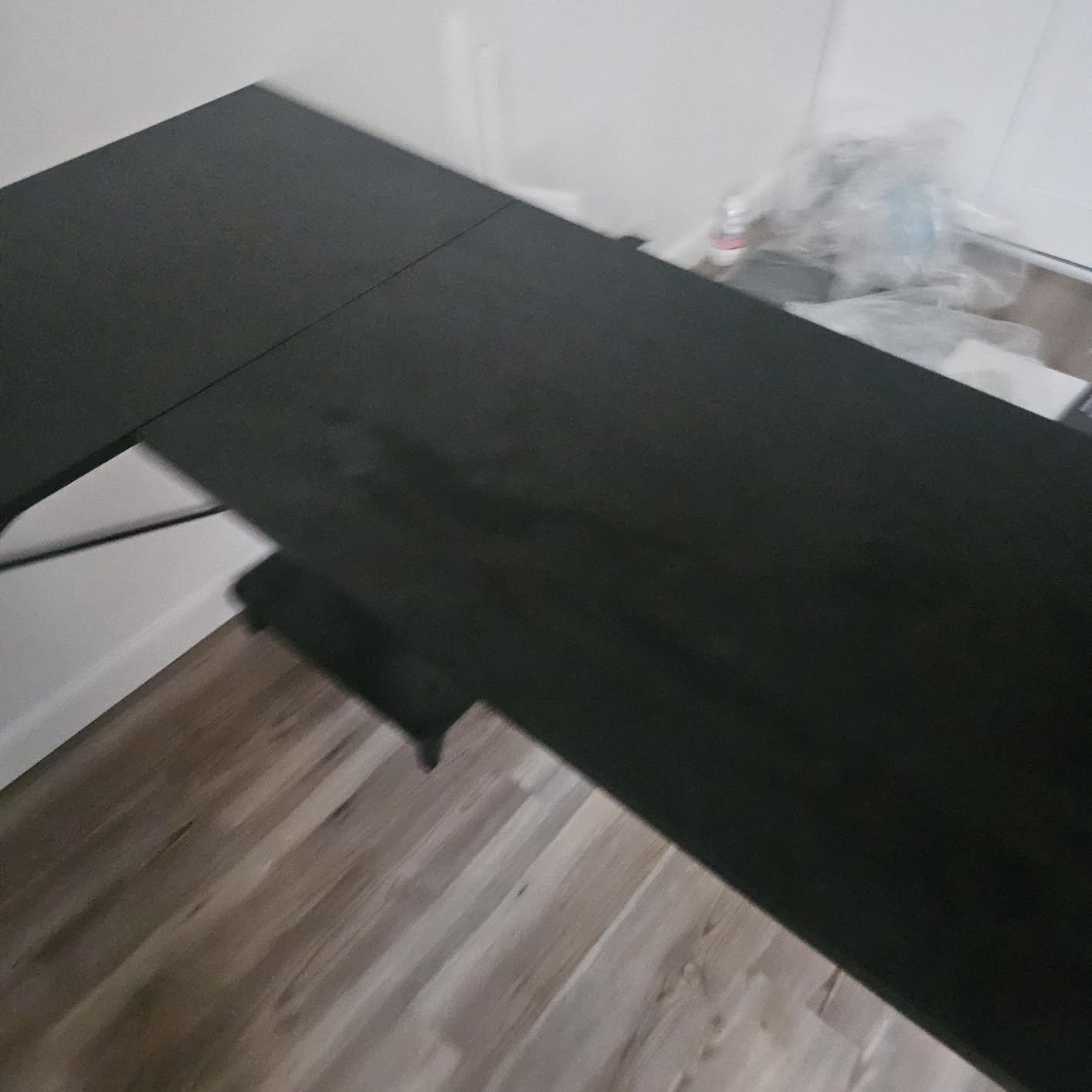 Sagenest L Shaped Desk, 50 Inch Reversible Computer Desk Corner Gaming Table with CPU Stand & Storage Bag, Sturdy Metal Frame PC Workstation for Home Office - Customer Photo 1