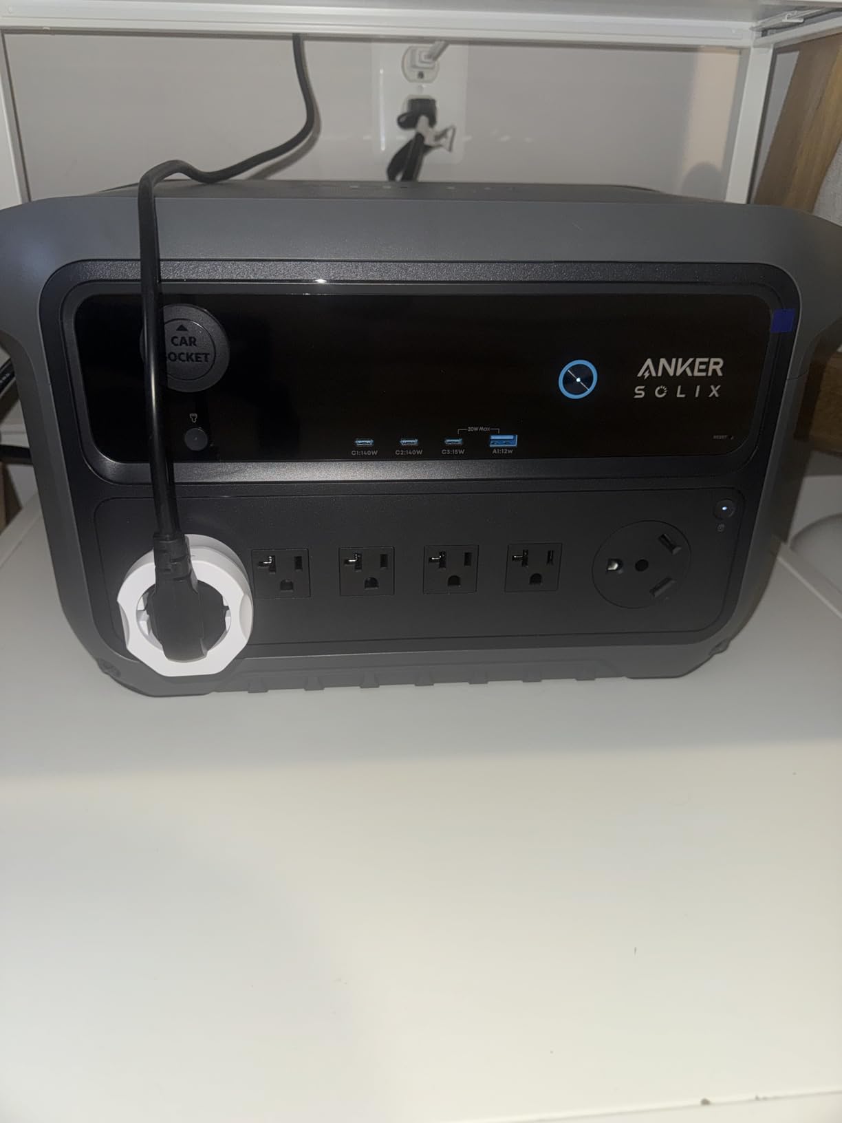Anker SOLIX C2000 Gen 2 Portable Power Station, 2,400W (Peak 4,000W) Solar Generator, Full Charge in 58 Min, 2048wh LiFePO4 Battery for Home Backup, Power Outages, and Camping (Optional Solar Panel) - Customer Photo 1