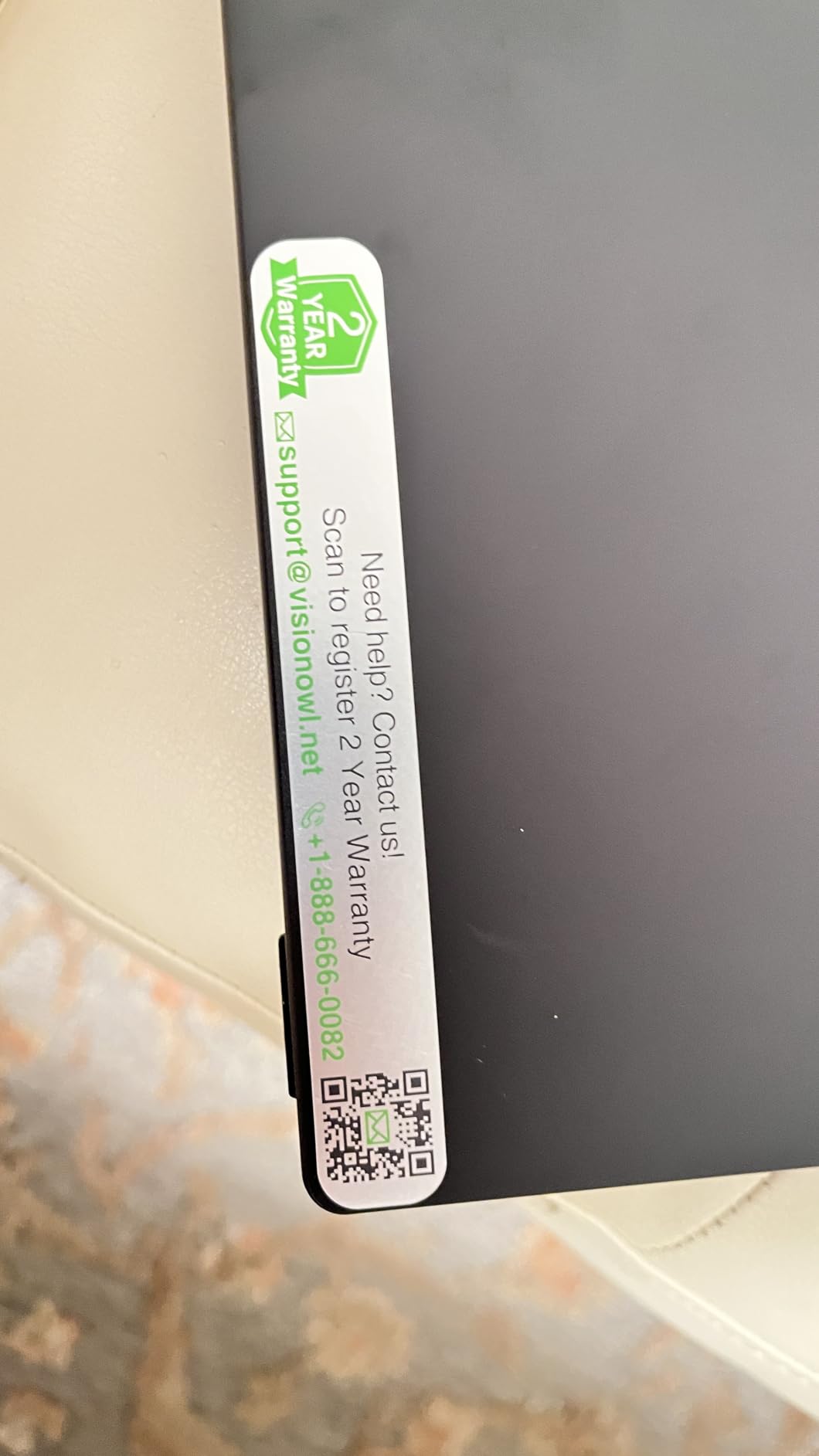 VisionOwl Portable Monitor 15.6 Inch 4K UHD 145% sRGB Second Screen, USB-C HDMI HDR FreeSync Travel Monitor for Laptop MacBook PC PS5 Xbox, VESA Mountable, with Speakers, Adjustable Kickstand - Customer Photo 4