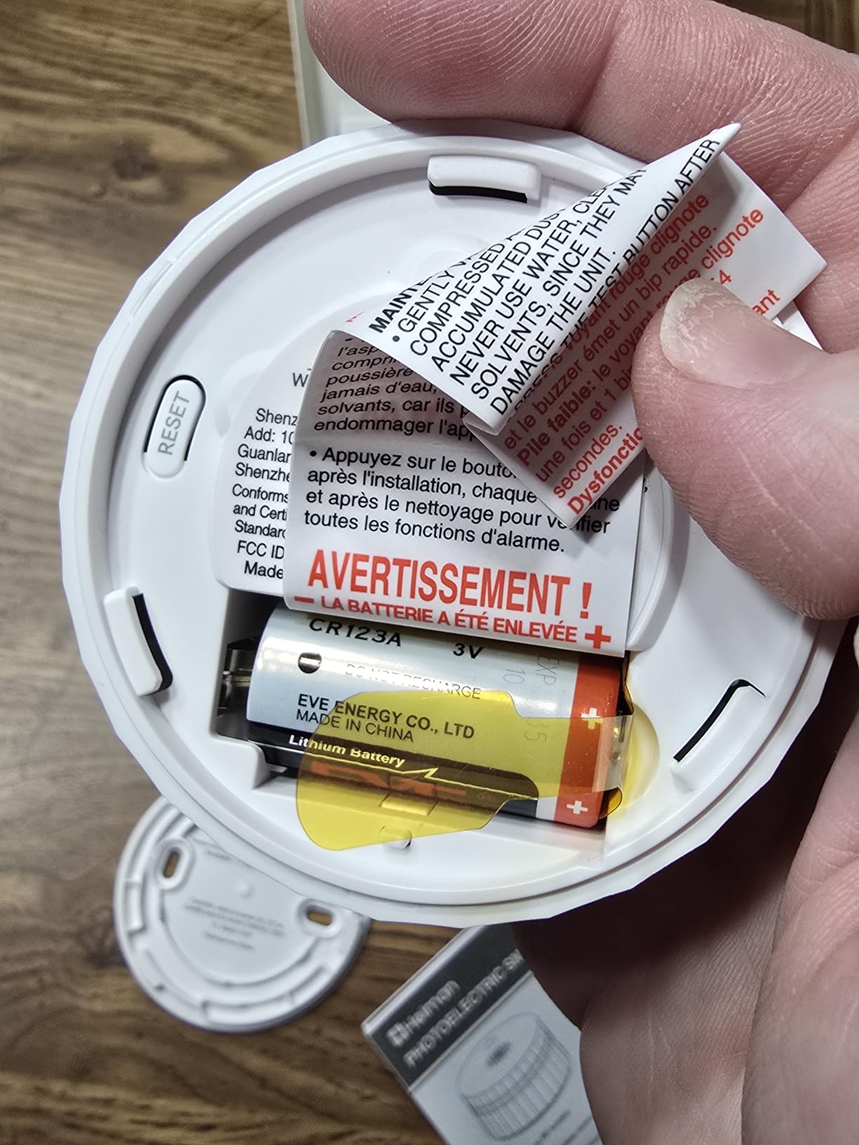 Heiman Matter Smoke Detector, Smart Photoelectric Fire Alarm, Ul217-9Th Listed, Battery Powered, Real-Time Notification, Compatible With Smartthings, Home Assistant, Mini Portable For Home, Rv, Travel - Customer Photo 1